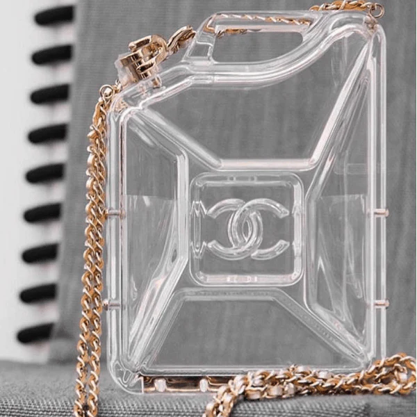 Chanel “Jerry Can” Bag: The Ultimate Chanel Lambskin Dubai By Night Gas Tank Statement