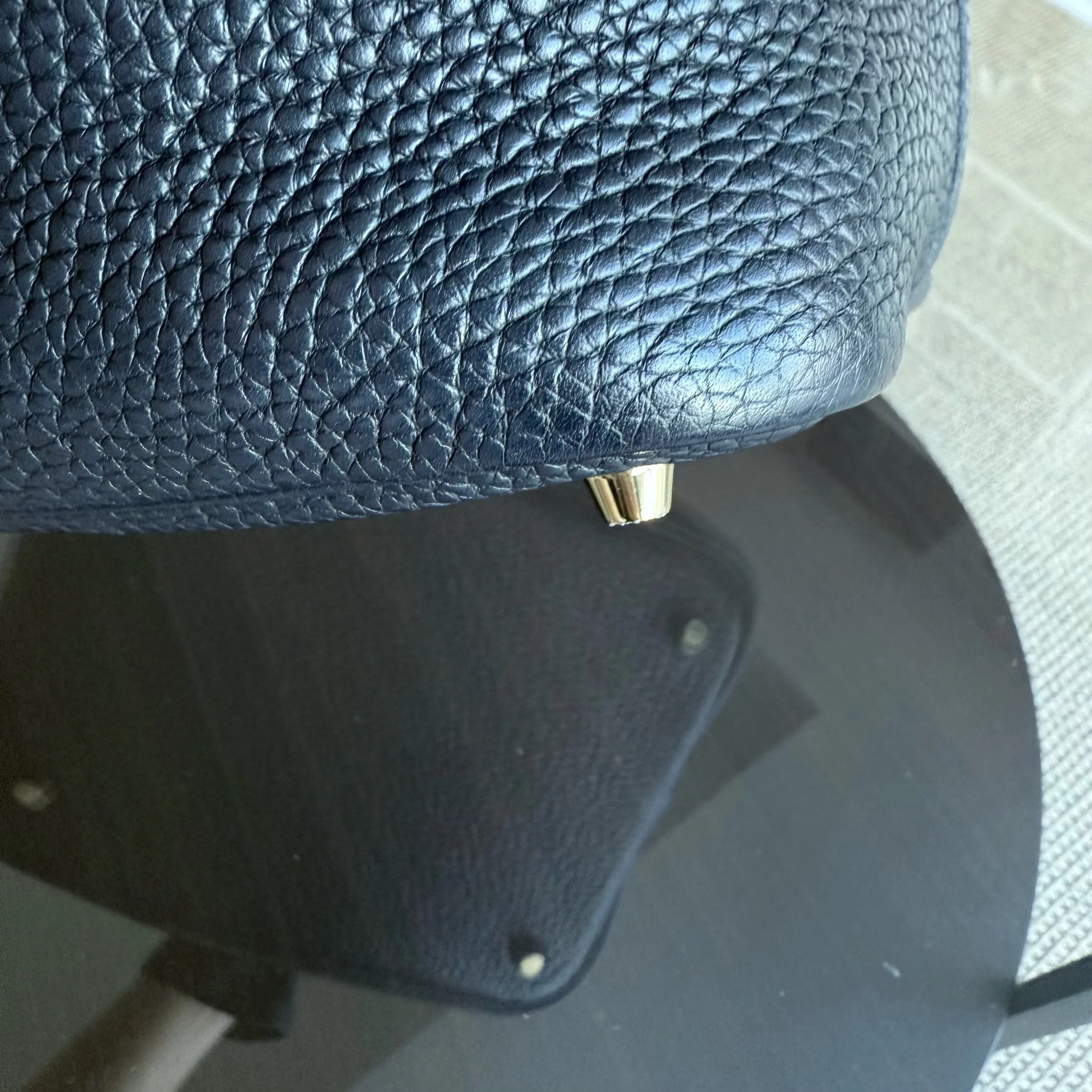 Hermes Picotin 22 - Noir Clemence Golden Hardware