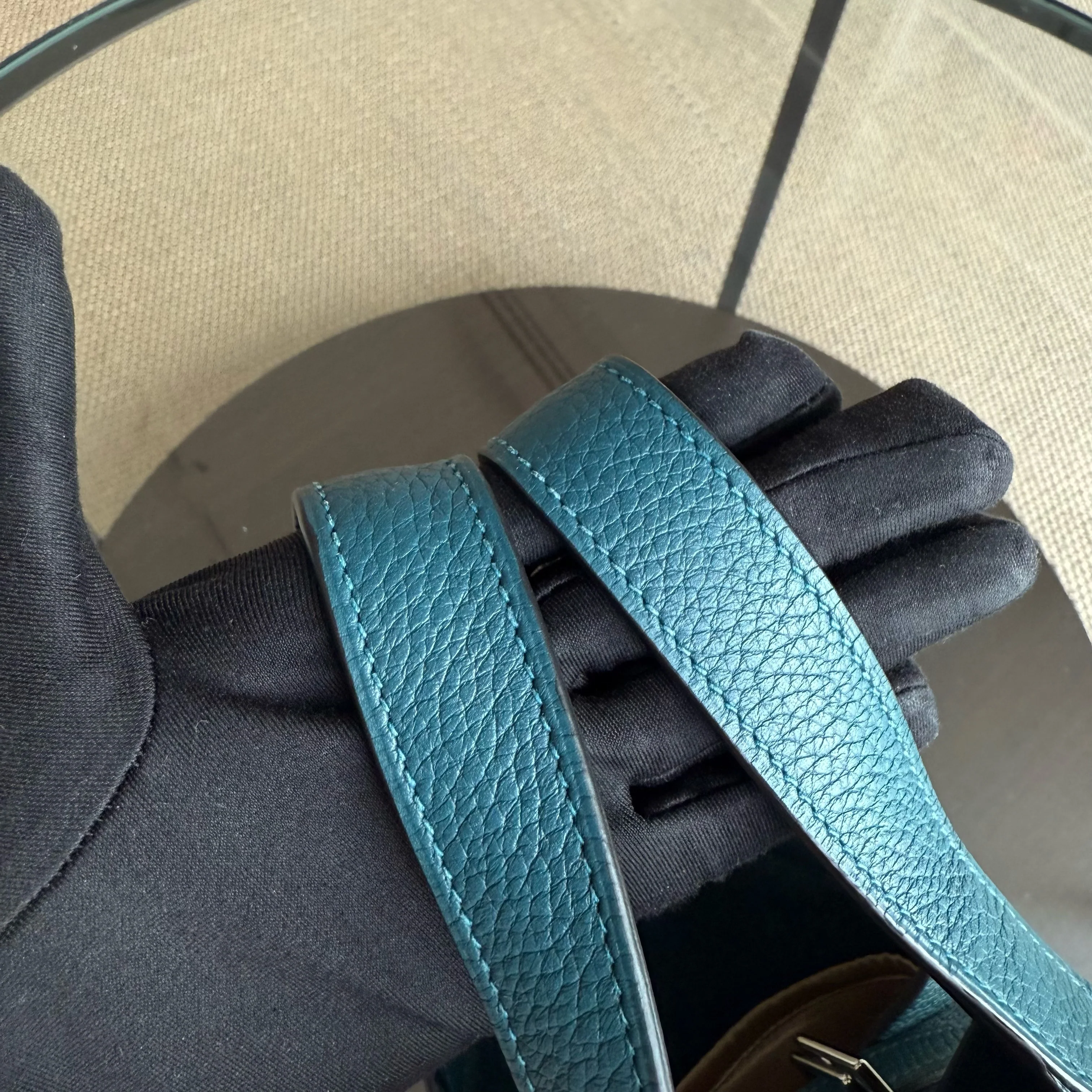 Hermes Picotin 18 - TC Clemence Leather Colvert Blue Palladium Silver Hardware