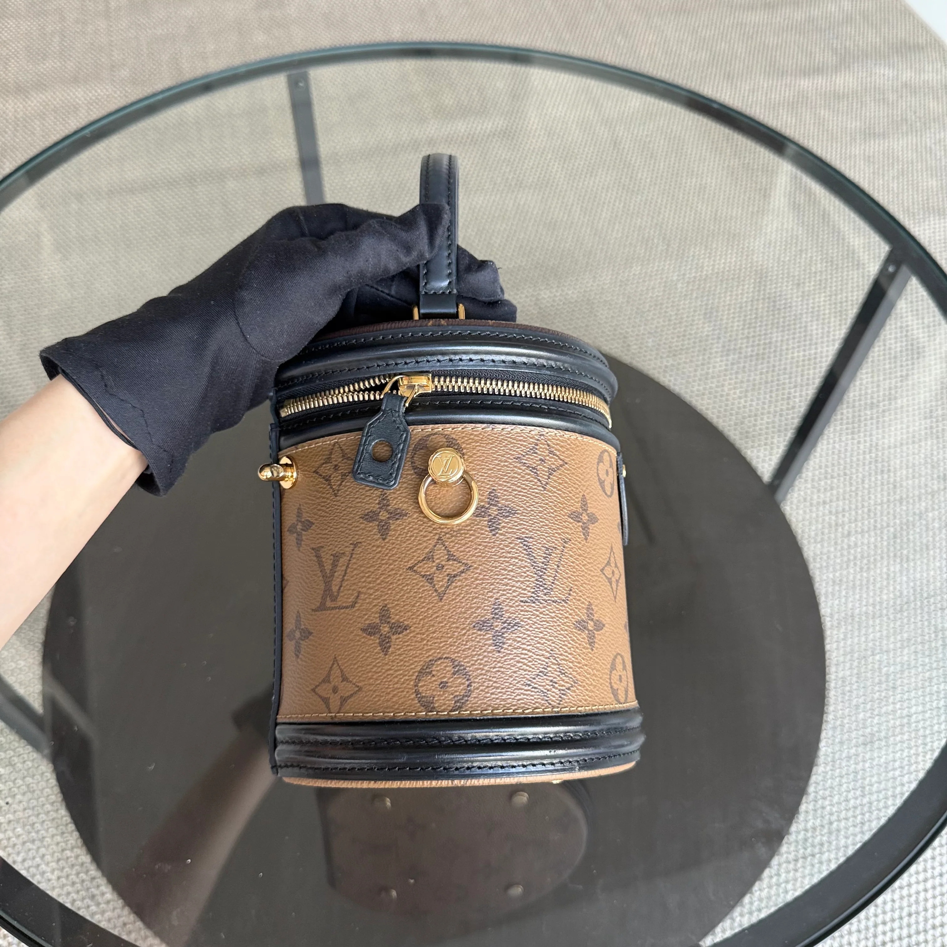Louise Vuitton Cannes Monogram Reverse Handbag