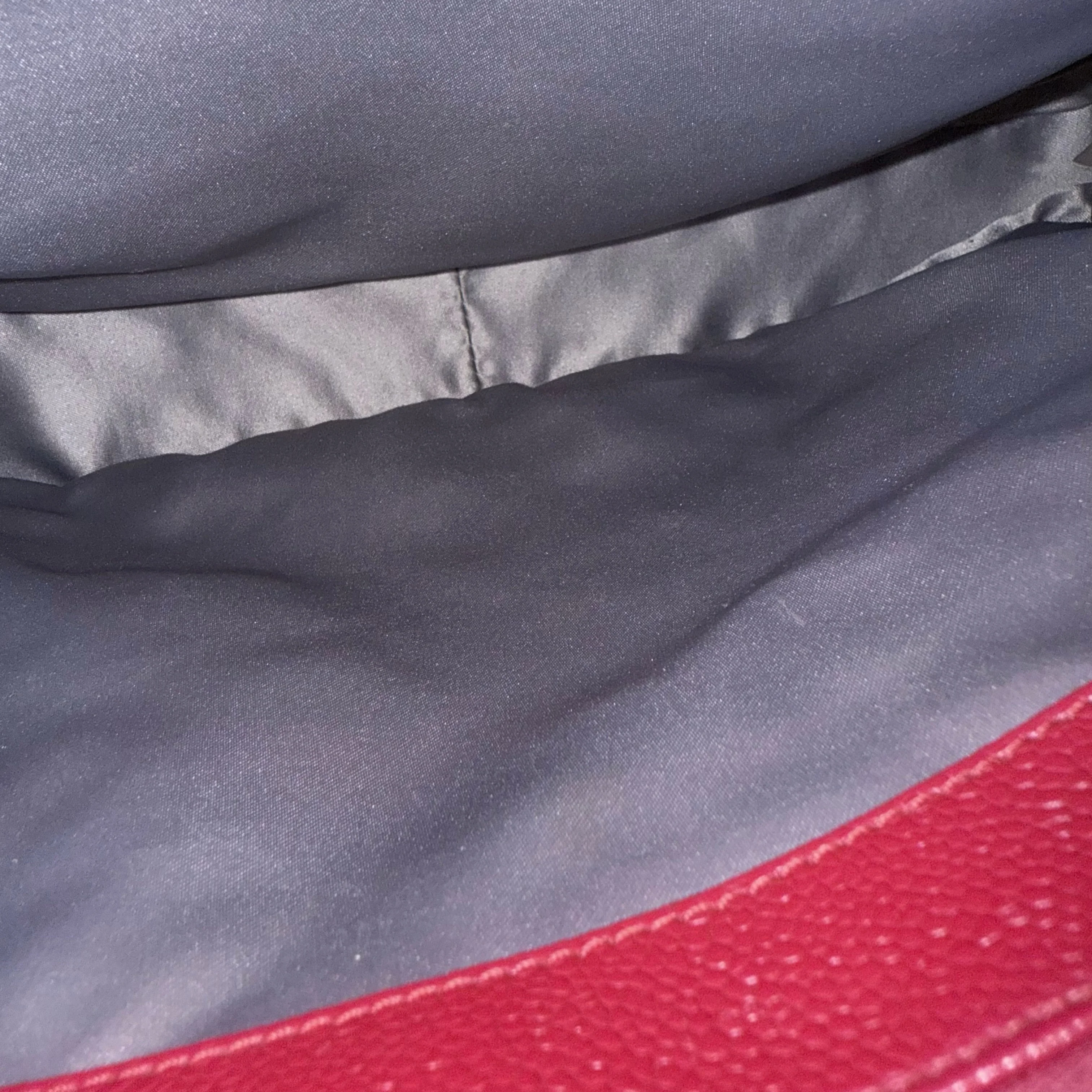 Chanel GST Grand Shopping Tote - Caviar Quilted Grained Calfskin Red Silver Hardware Series 17