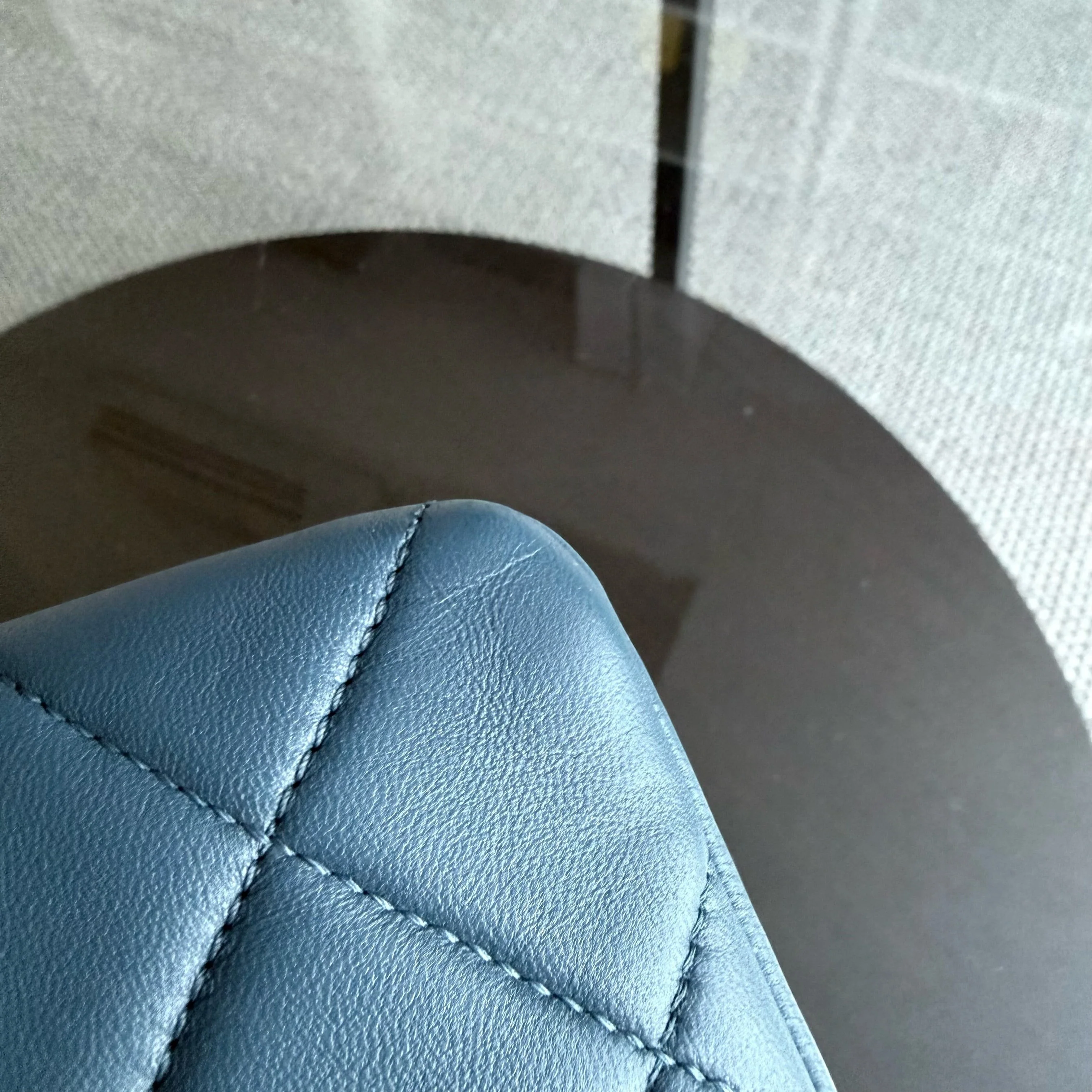 Chanel Trendy CC Small - Quilted Lambskin Blue Gold Hardware Series 23