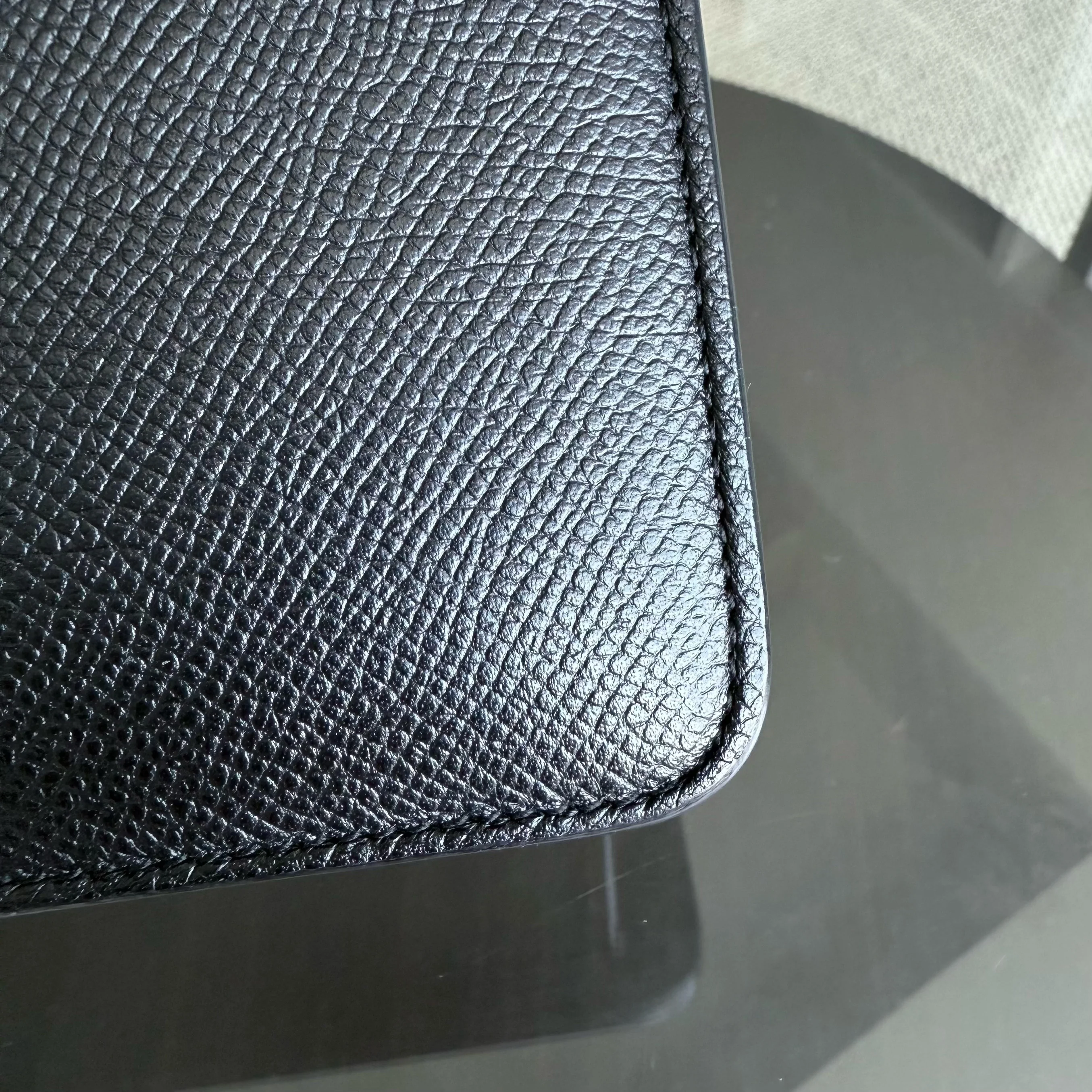 Dior 30 Montaigne 30 - Grained Calfskin All Black