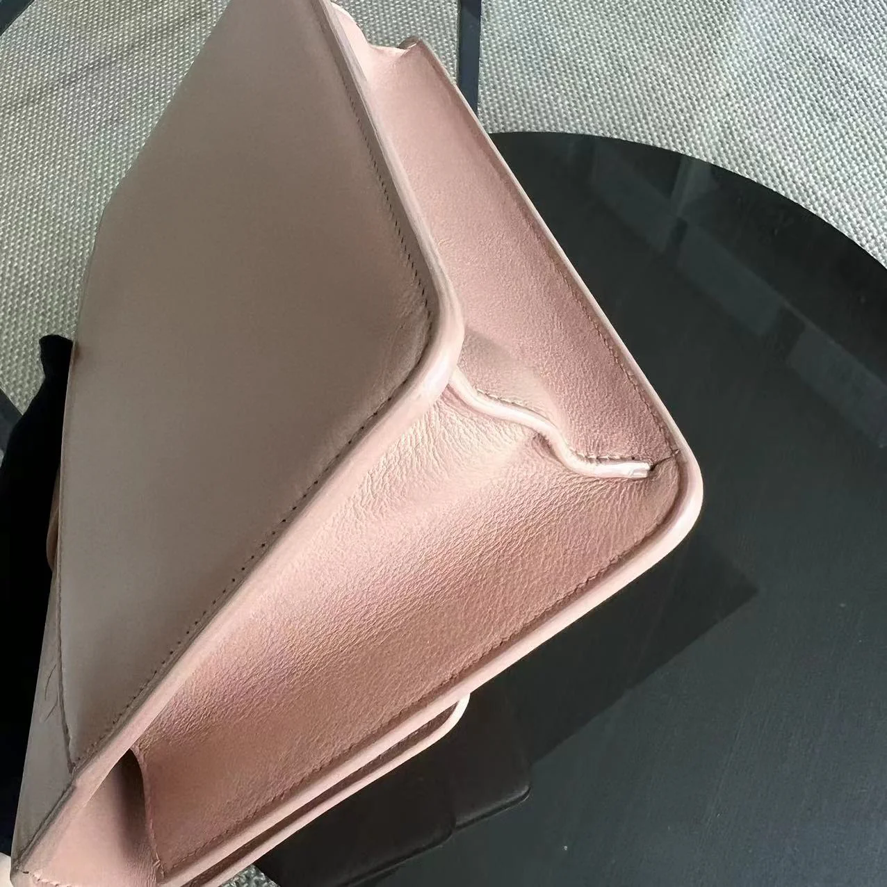 Dior 30 Montaigne Medium - Smooth Calfskin Nude Beige Golden Hardware