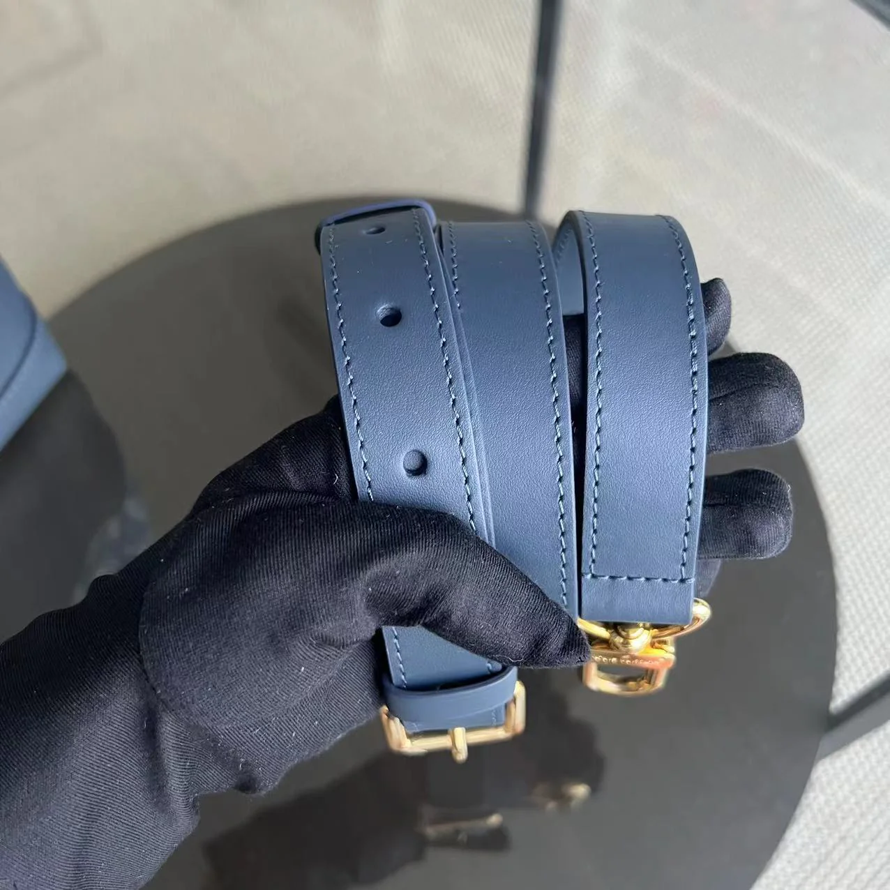 Louis Vuitton LV Japanese Cruiser Denim Blue Handbag