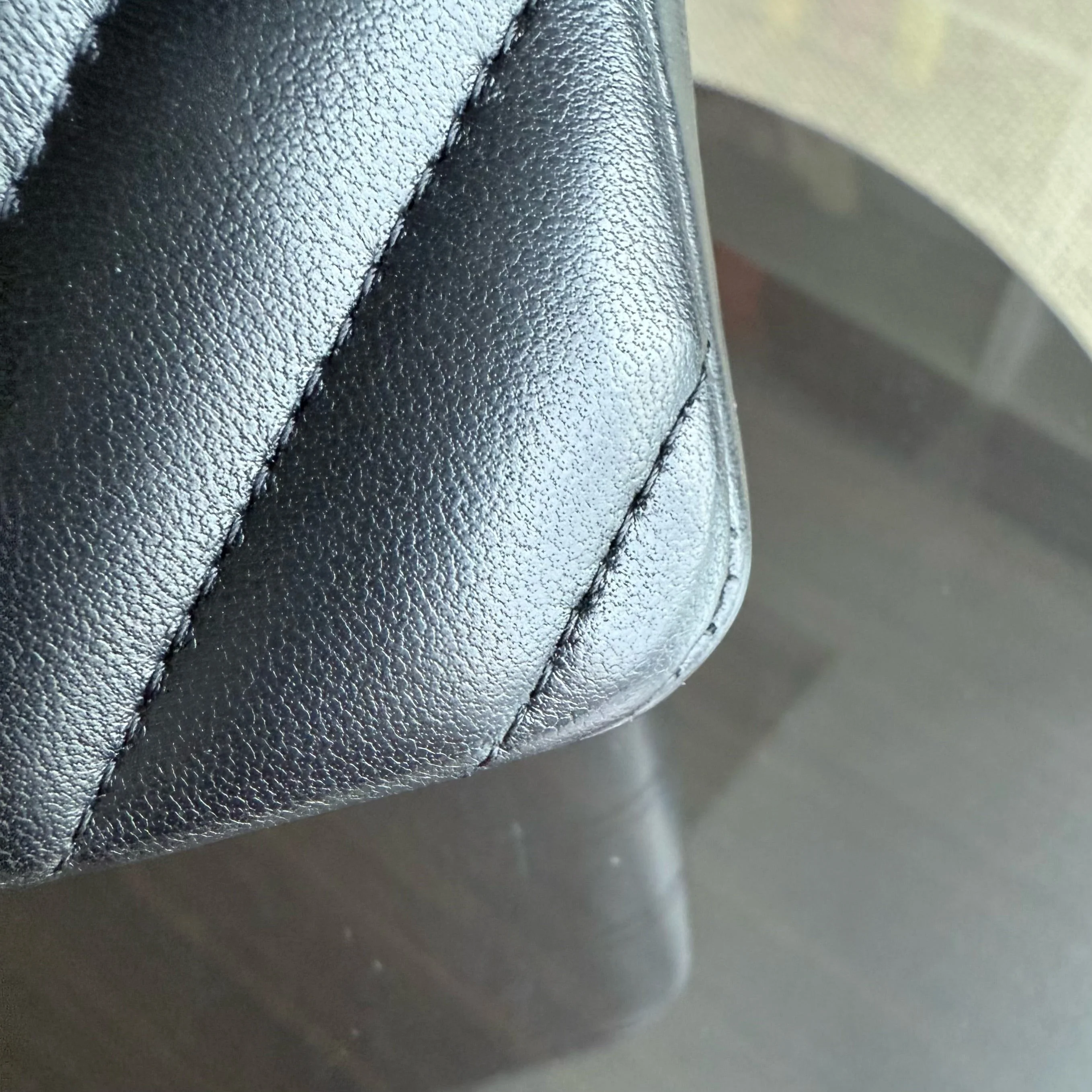 Chanel Classic Flap Mini - Chevron Lambskin Black Gold Hardware Series 26