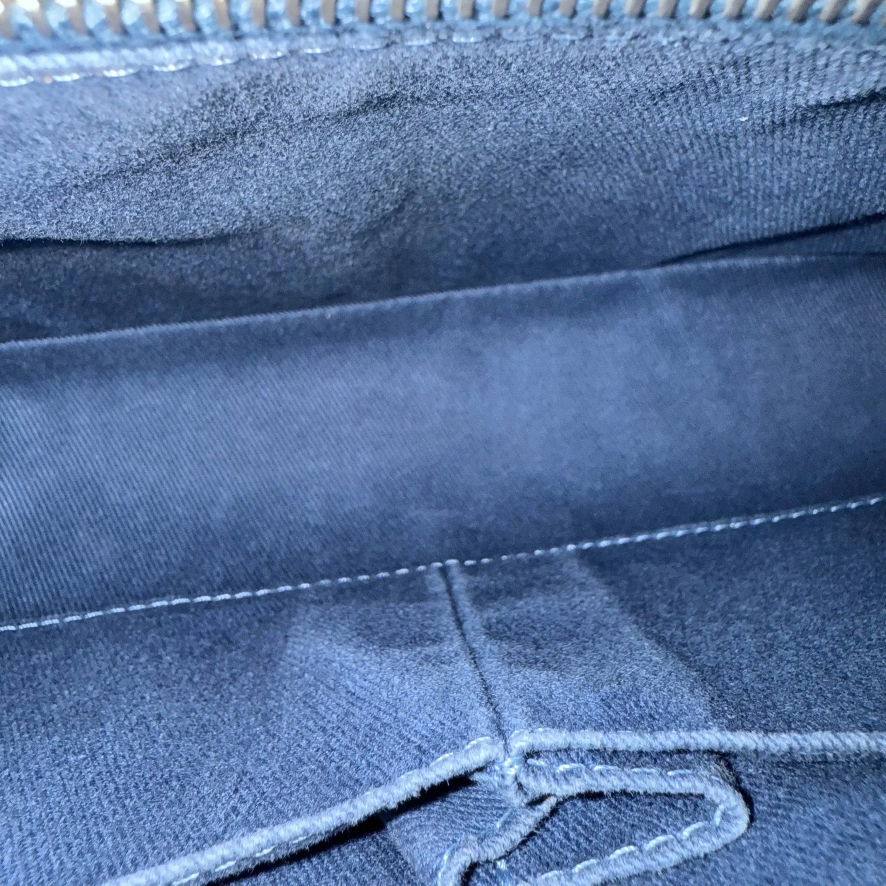 Chanel Coco Handle Medium - Caviar 29CM Quilted Dark Blue Gold Hardware Series 25