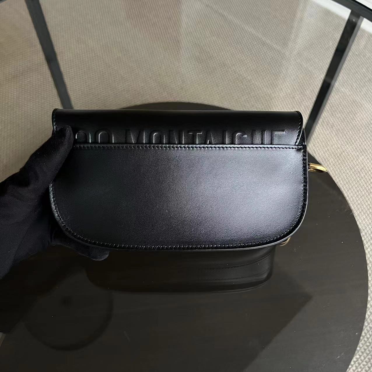 Dior Bobby East West - Smooth Calfskin Black Golden Hardware