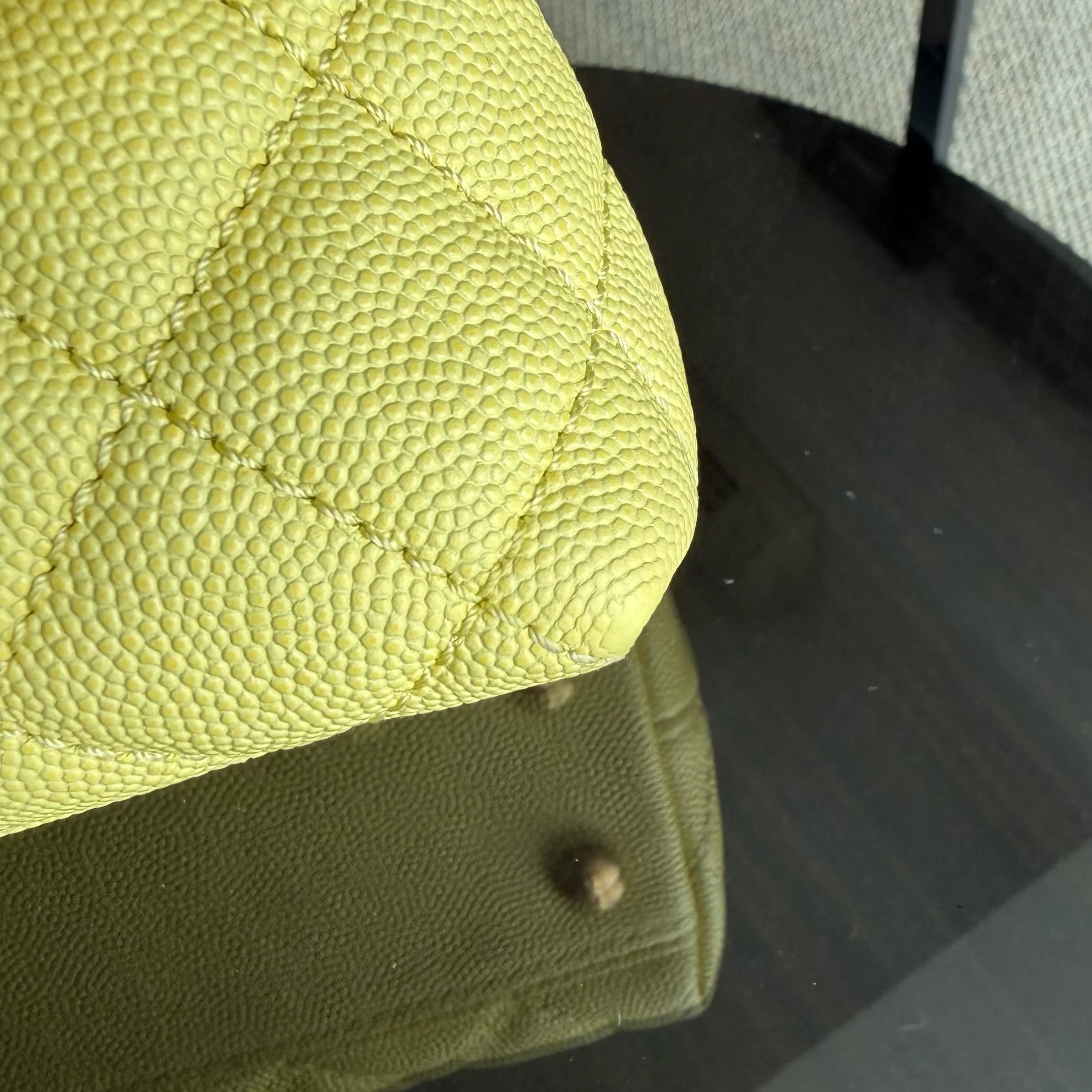 Chanel Coco Handle Small - Caviar Quilted Yellow Gold Hardware Series 24