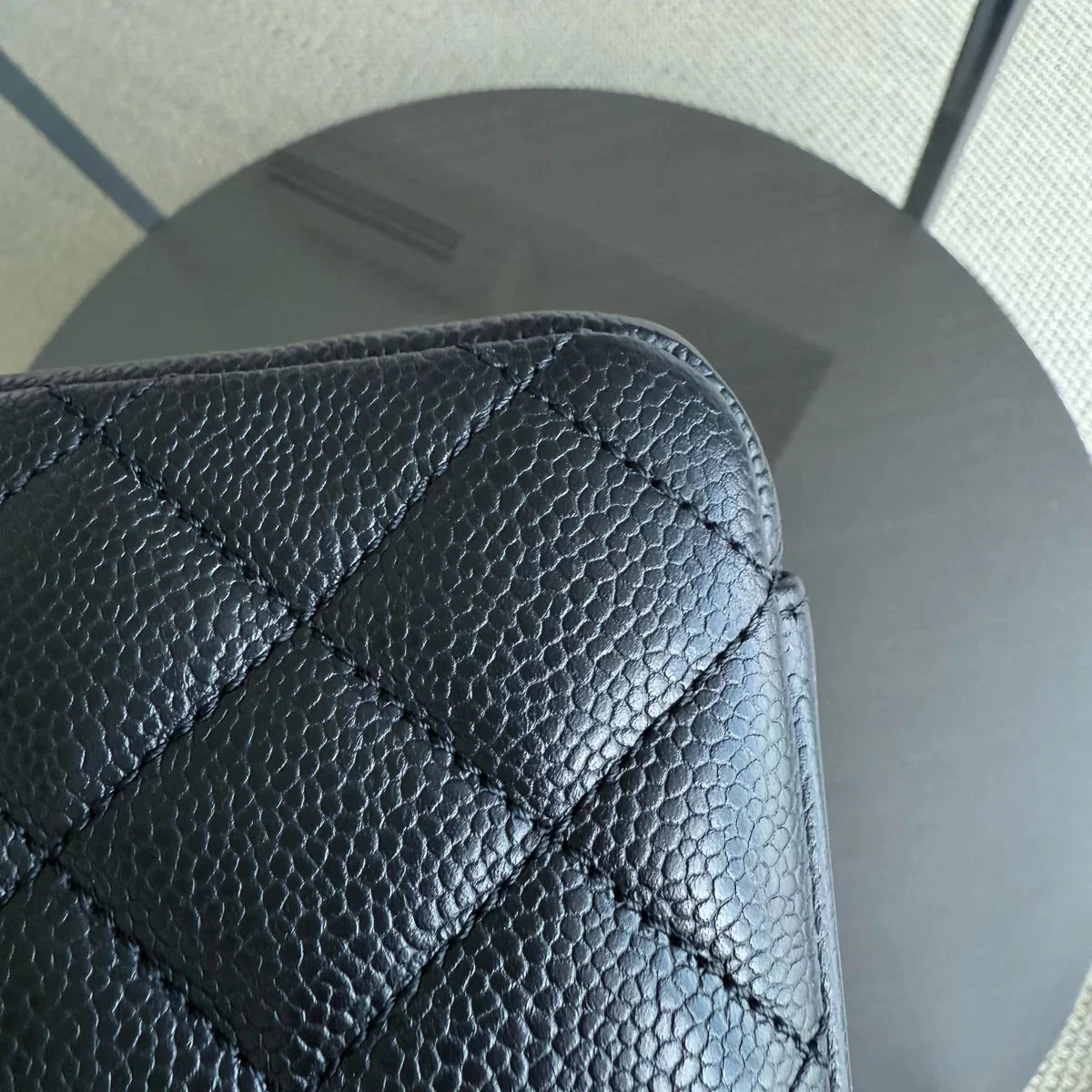 Chanel GST Grand Shopping Tote - Caviar Quilted Grained Calfskin Black Gold Hardware Series 13