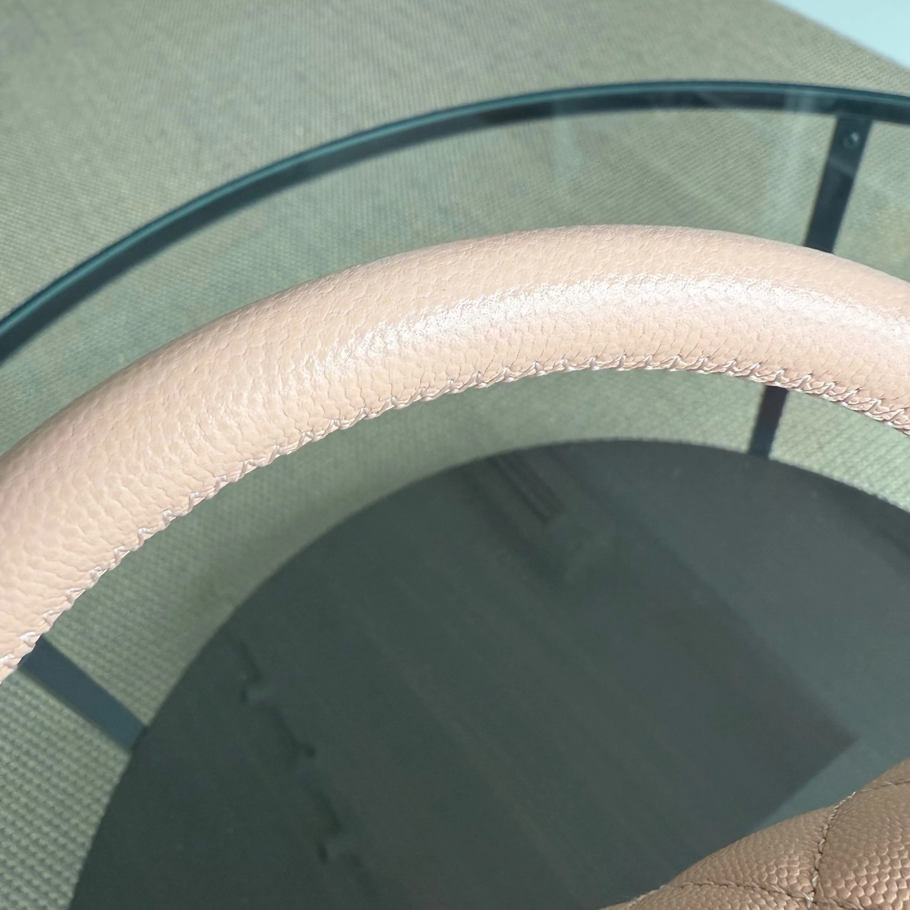 Chanel Coco Handle Medium - Caviar Quilted Grained Calfskin Beige Gold Hardware Series 31