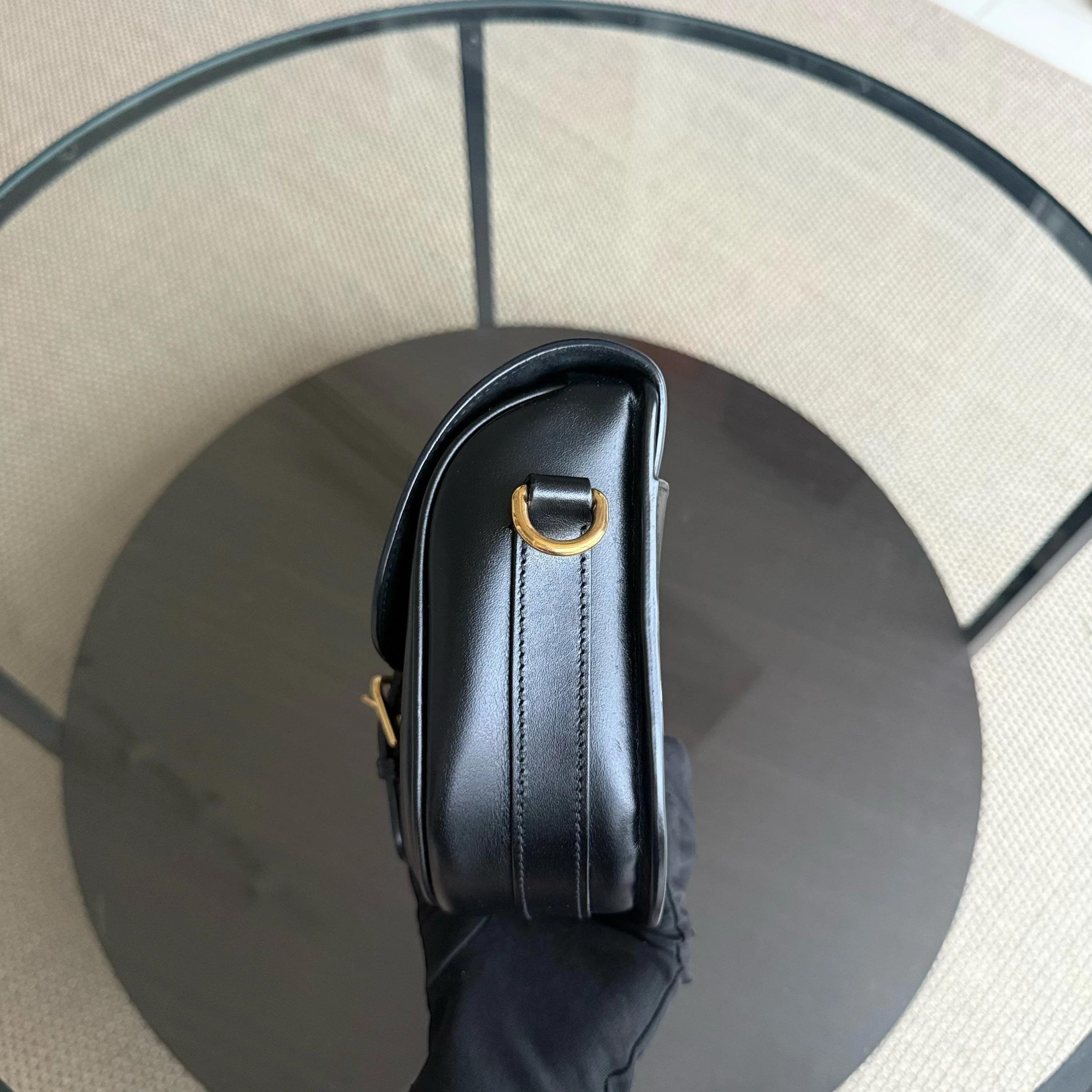Dior Bobby Medium - Smooth Calfskin Black Gold Hardware