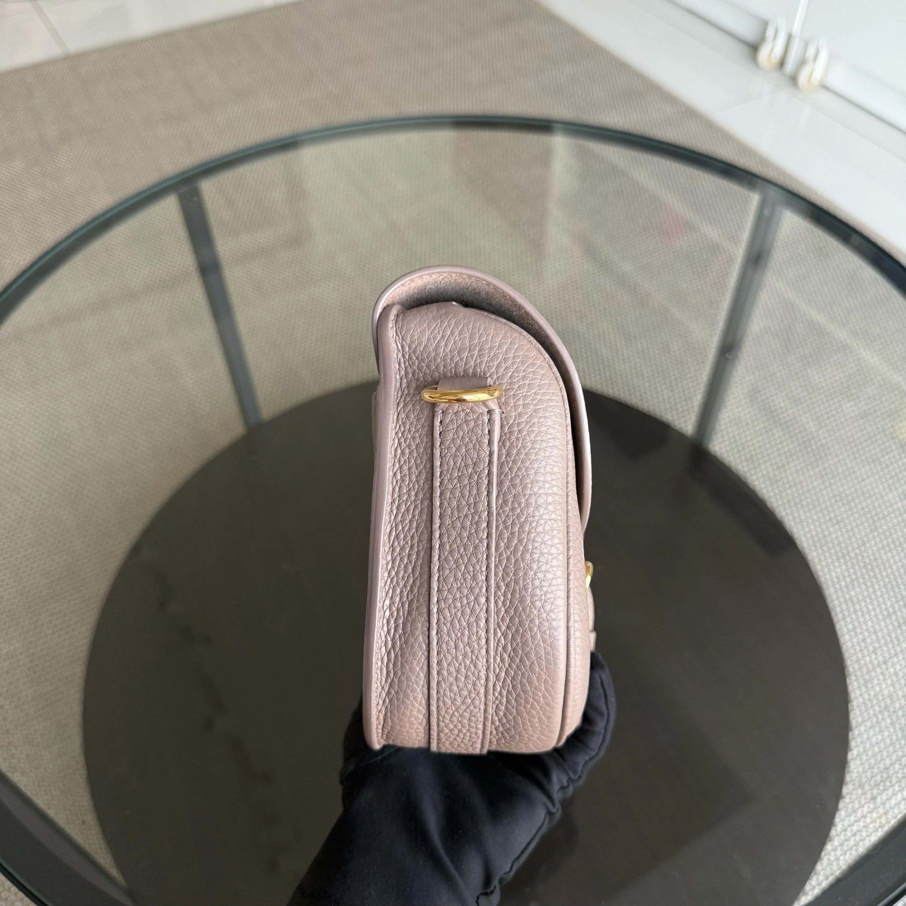 Dior Bobby Medium - Caviar Brown Gold Hardware