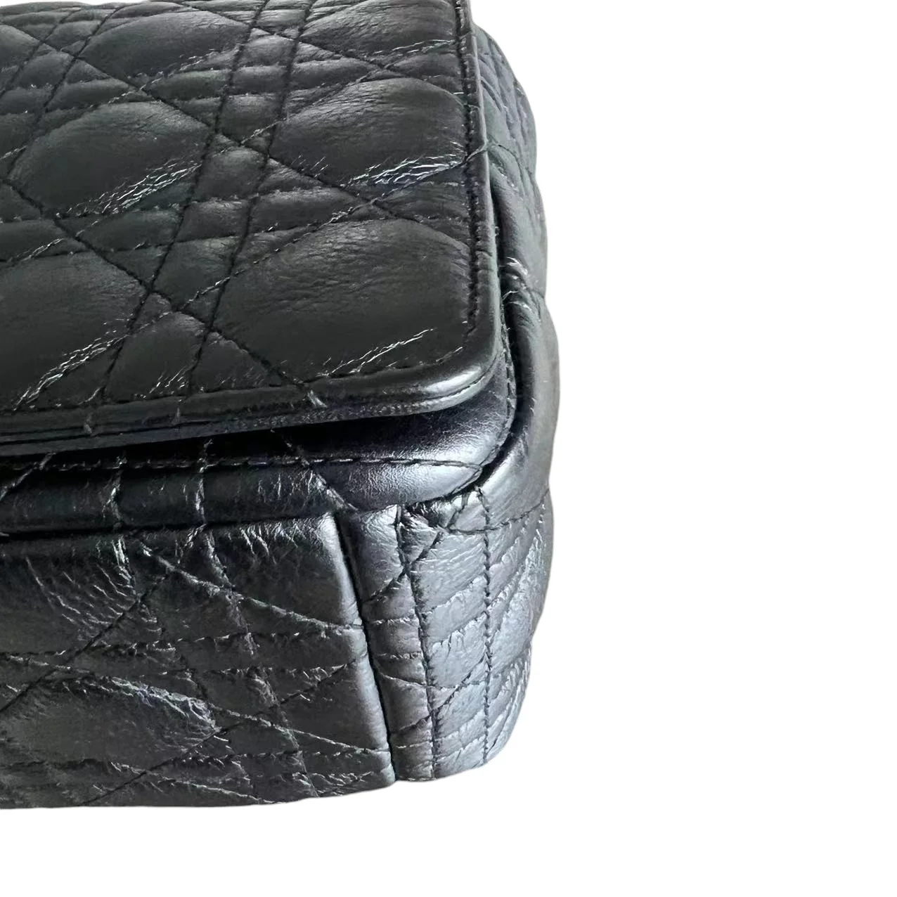 Dior Caro Large - Cannage Calfskin Black Golden Hardware