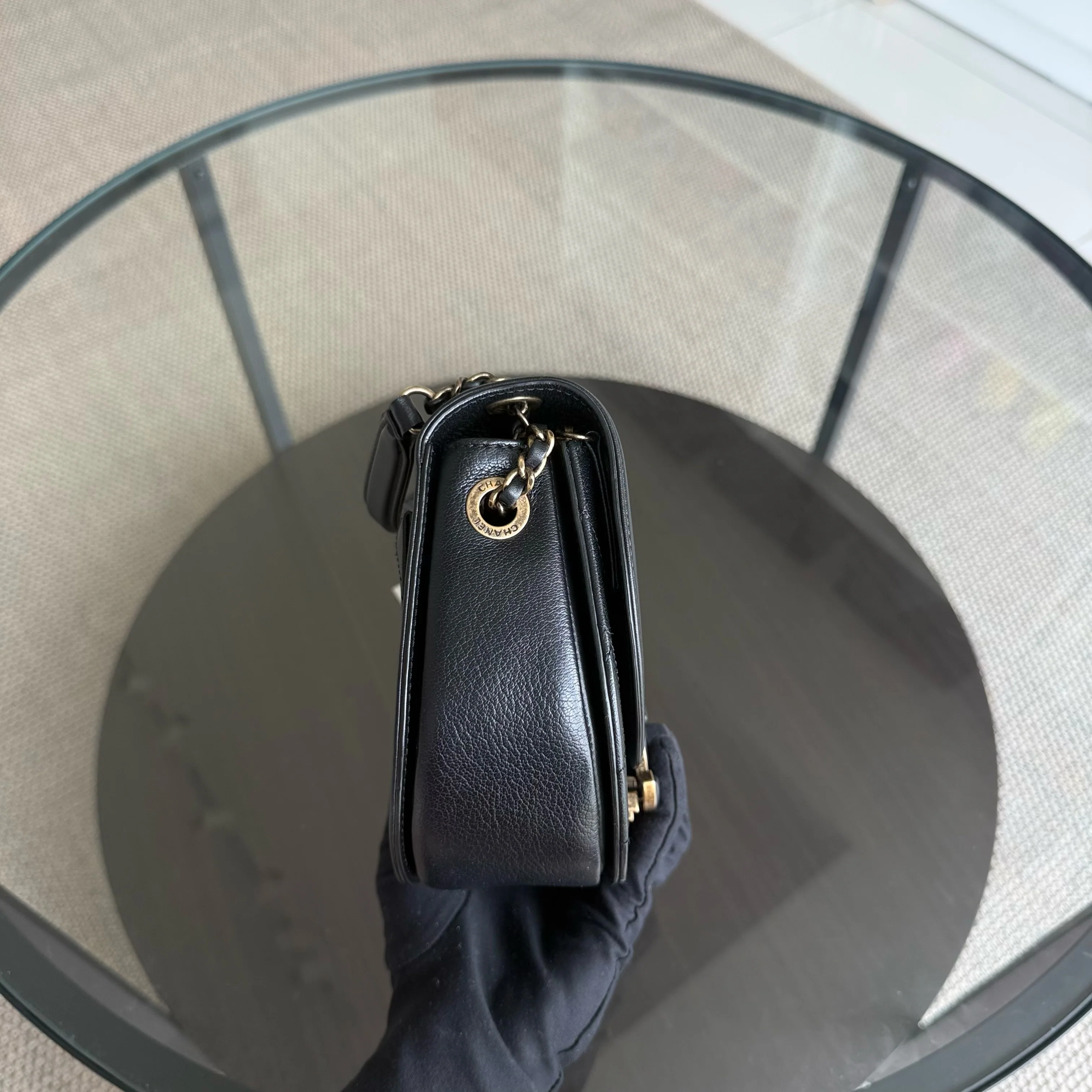 Chanel Coco Curve Cuba - Quilted Calfskin Black Gold Hardware Series 23