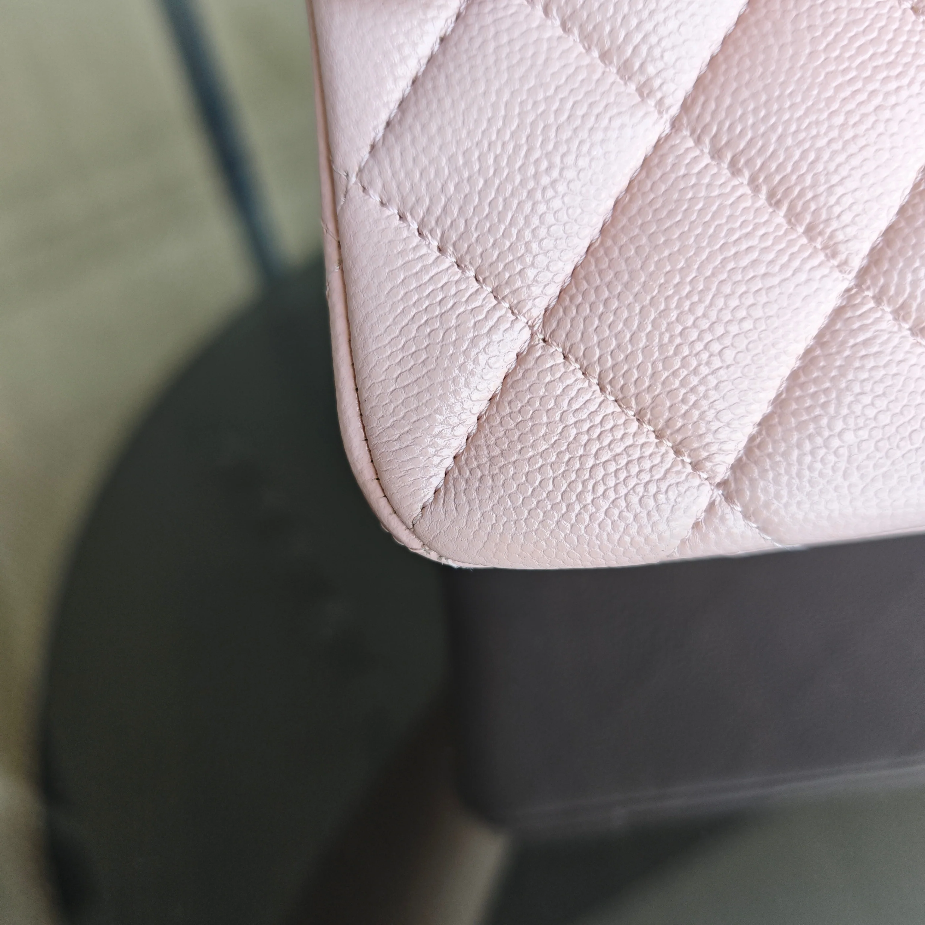 Chanel Classic Flap Small - Caviar 23CM Quilted Light Sakura Pink Gold Hardware 30