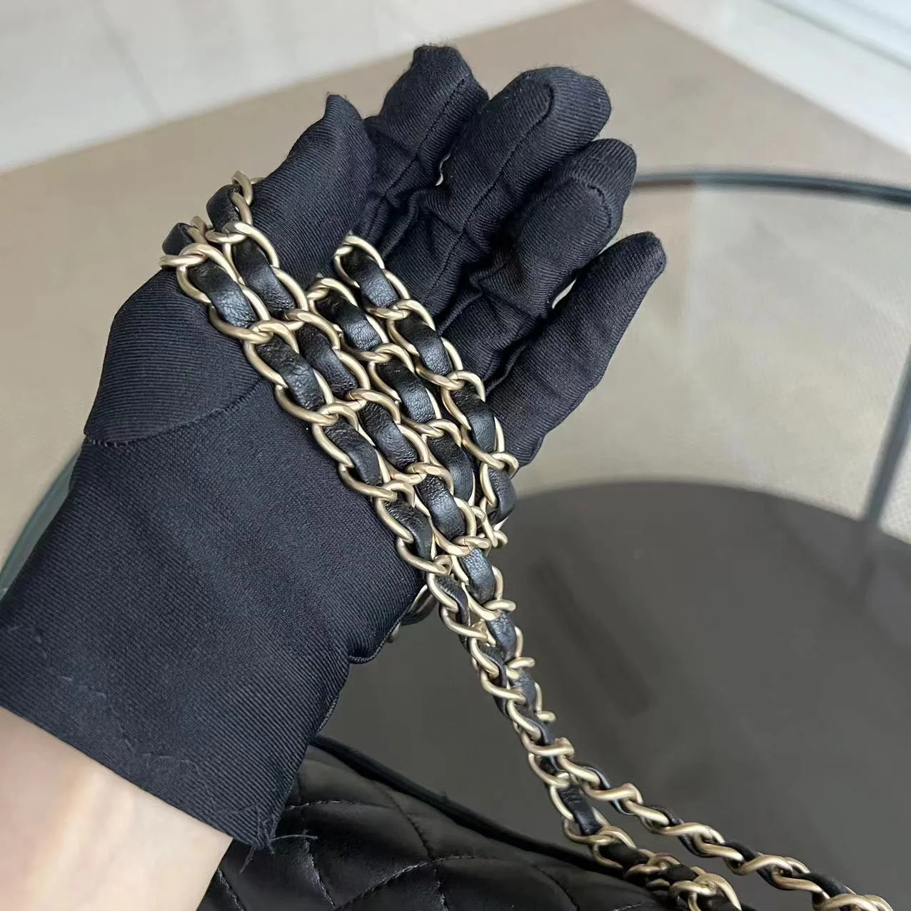 Chanel Chic Flap - 26CM Seasonal Classic Flap Quilted Lambskin Black Golden Hardware Series 21