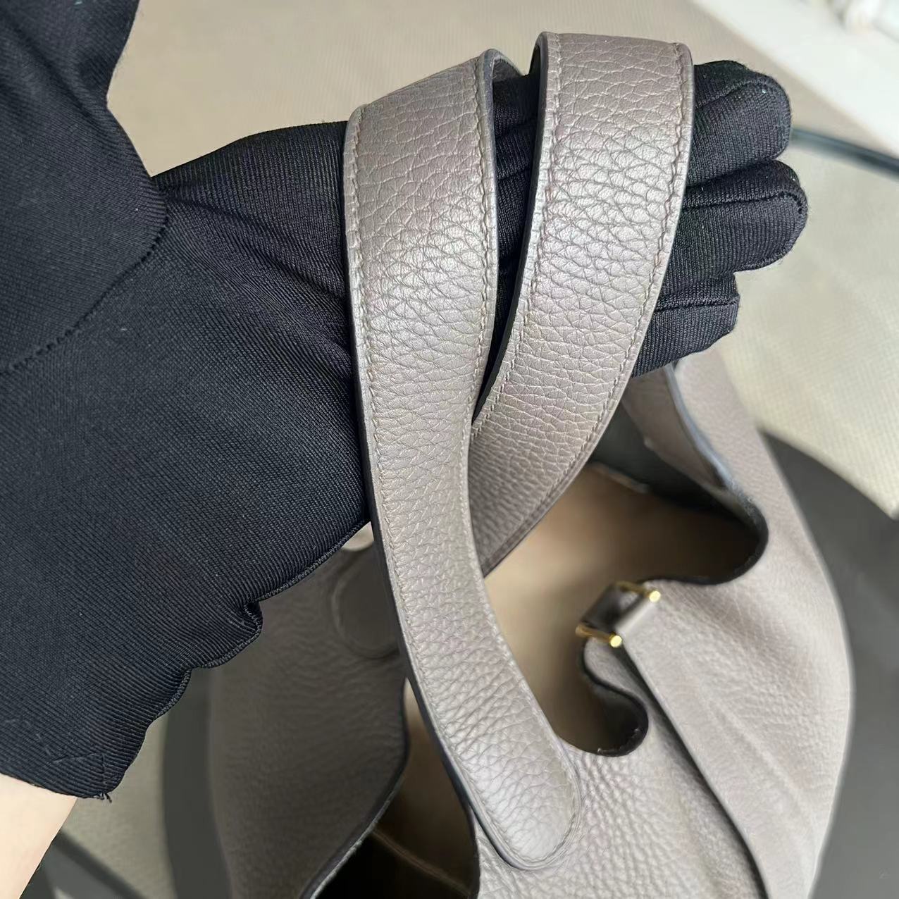 Hermes Picotin 22 - Etoupe Clemence Golden Hardware