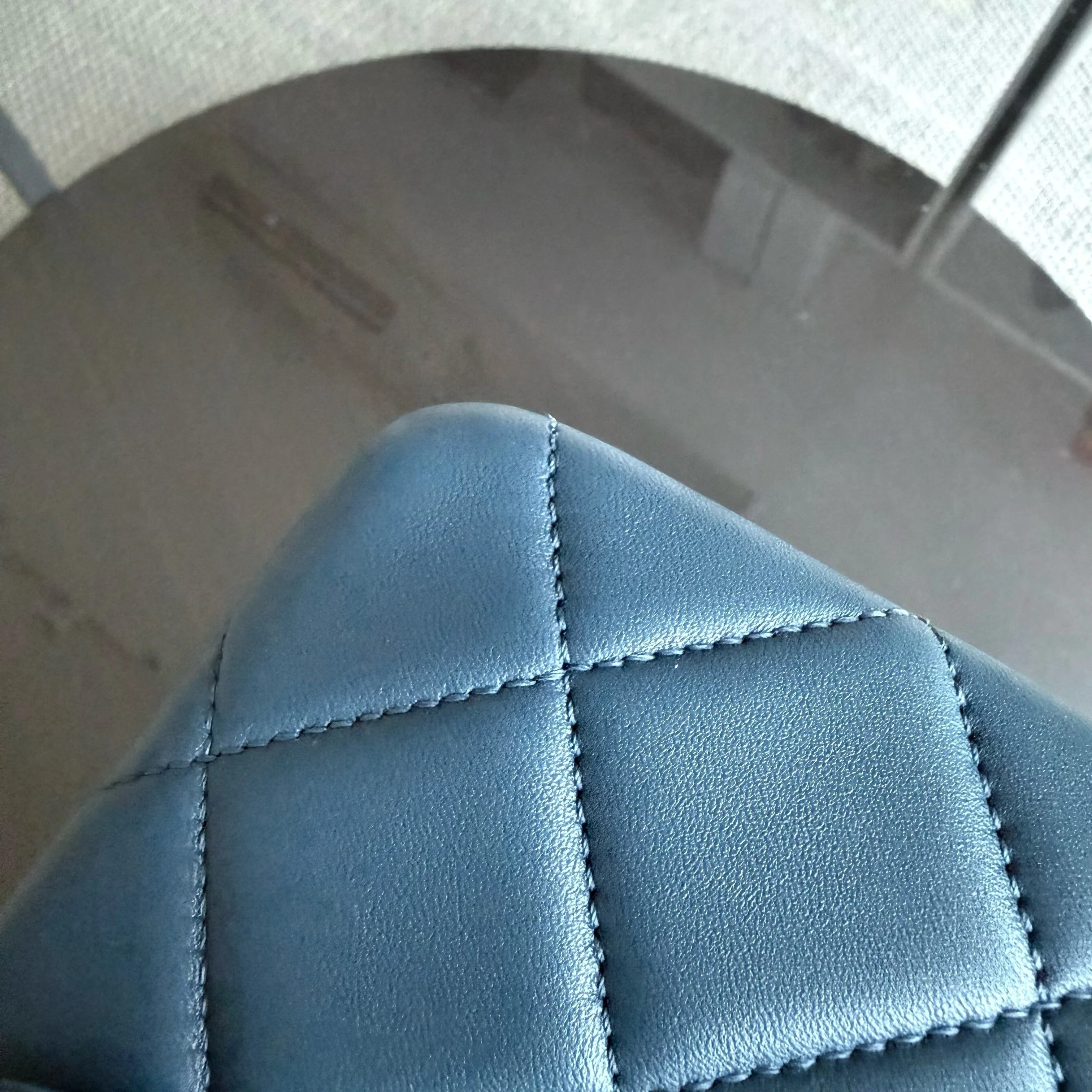 Chanel Trendy CC Small - Quilted Lambskin Blue Gold Hardware Series 23