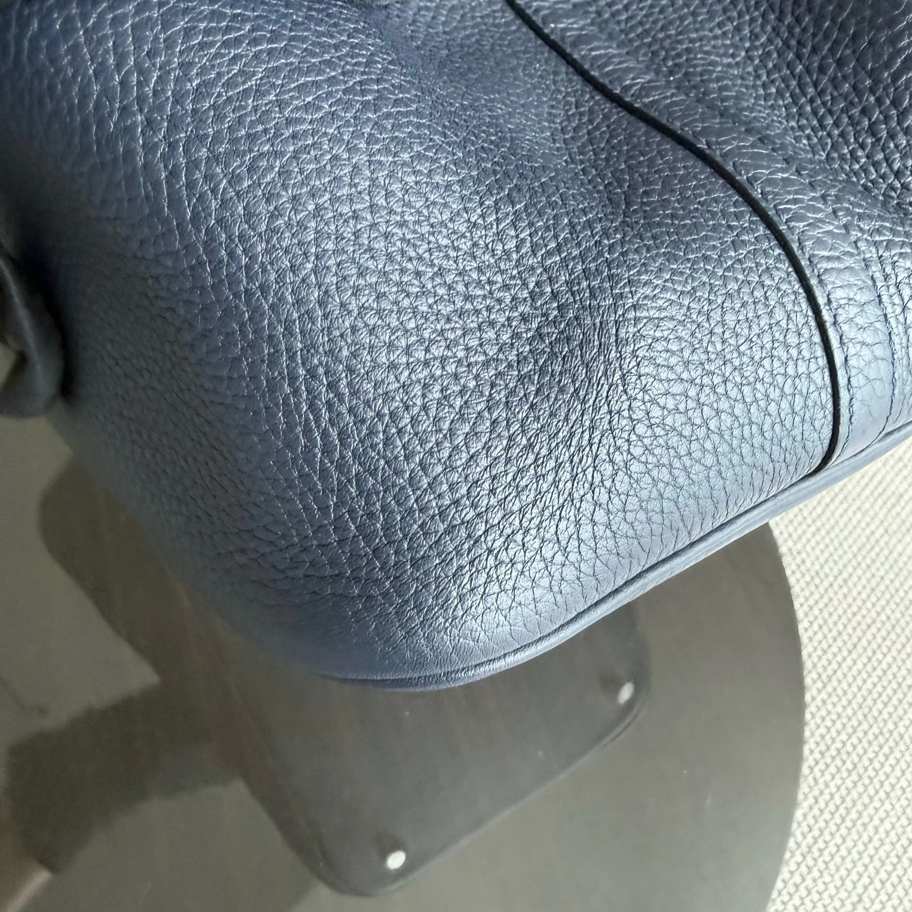 Hermes Picotin 22 - Midnight Blue Clemence Leather Silver Hardware Stamp X