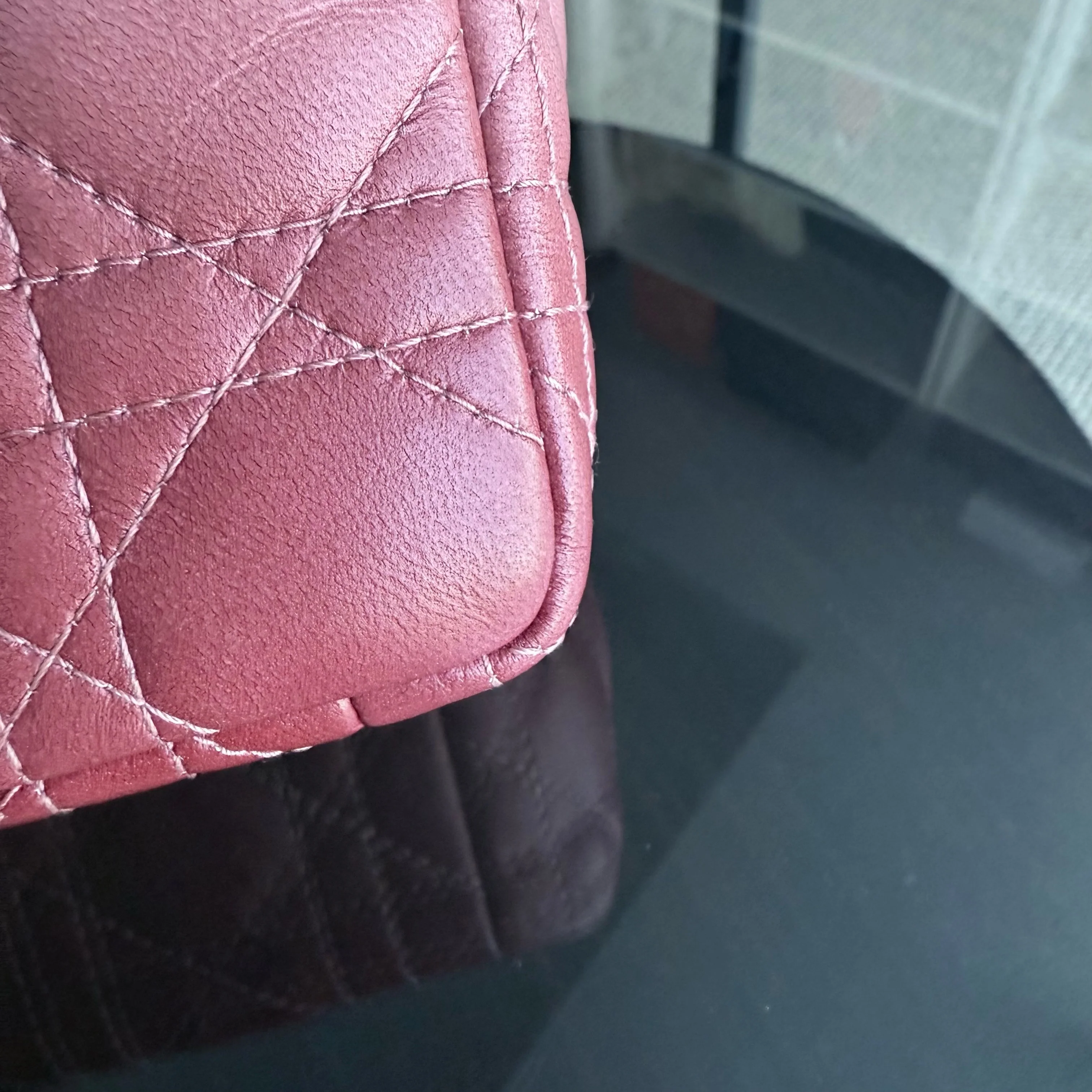 Dior Caro Small - Cannage Calfskin Bicolor Pink Gold Hardware 20CM