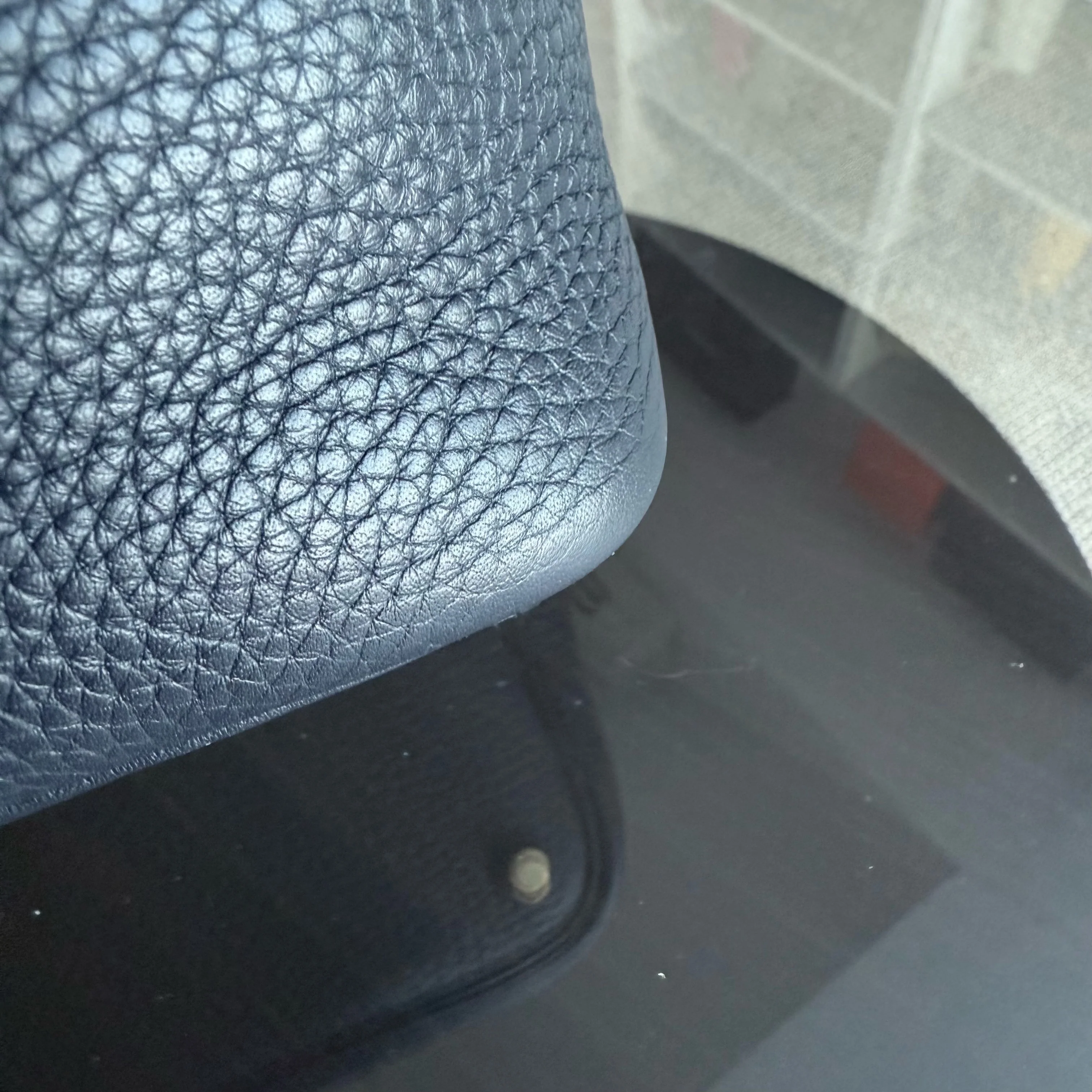 Hermes Picotin 18 - TC Clemence Leather Midnight Blue Gold Hardware Stamp X