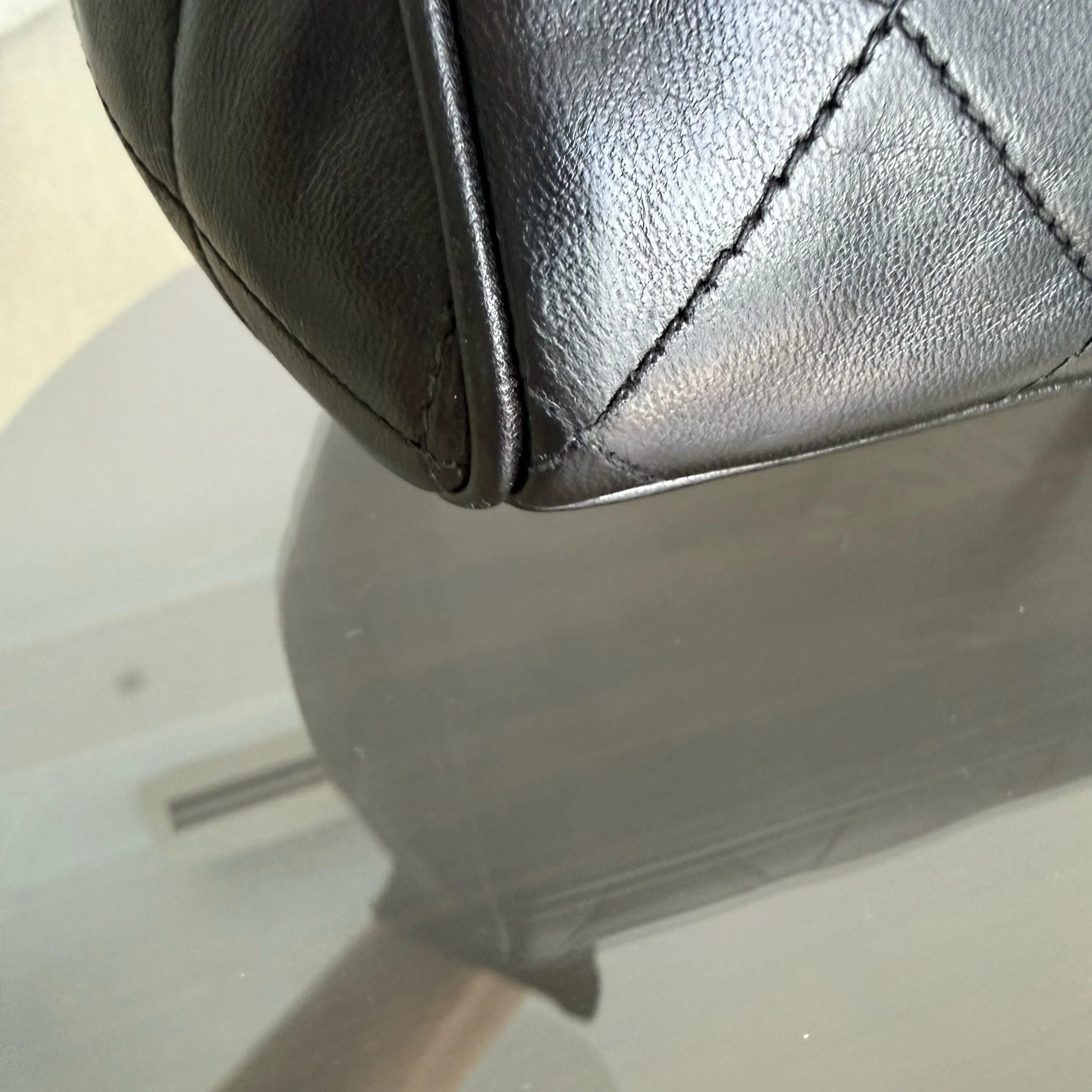 Chanel Clutch With Chain - Lambskin Quilted Black 24K Gold Hardware Series 3