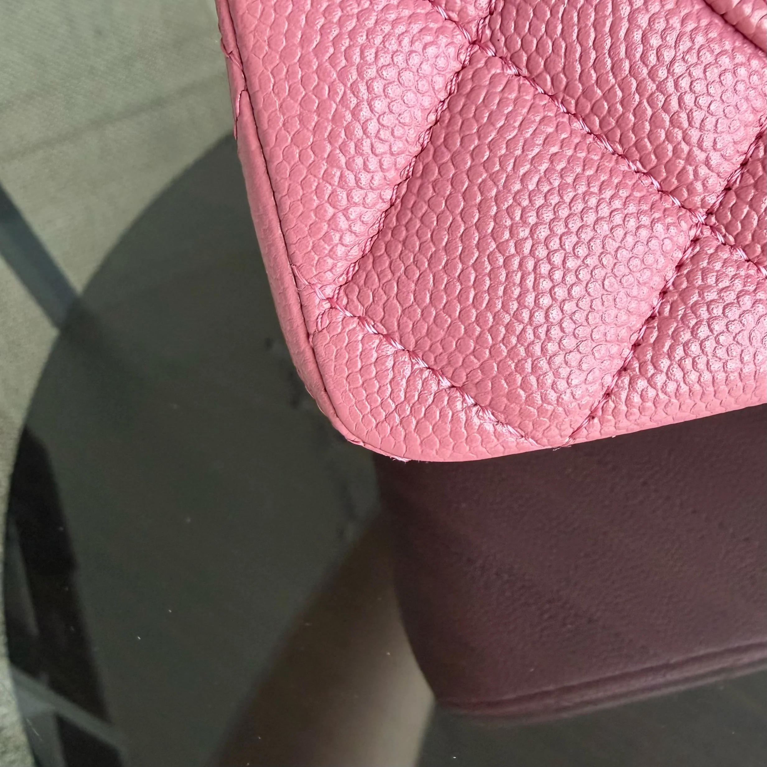 Chanel Classic Flap Small - Caviar 23CM Quilted Pink Gold Hardware Microchip