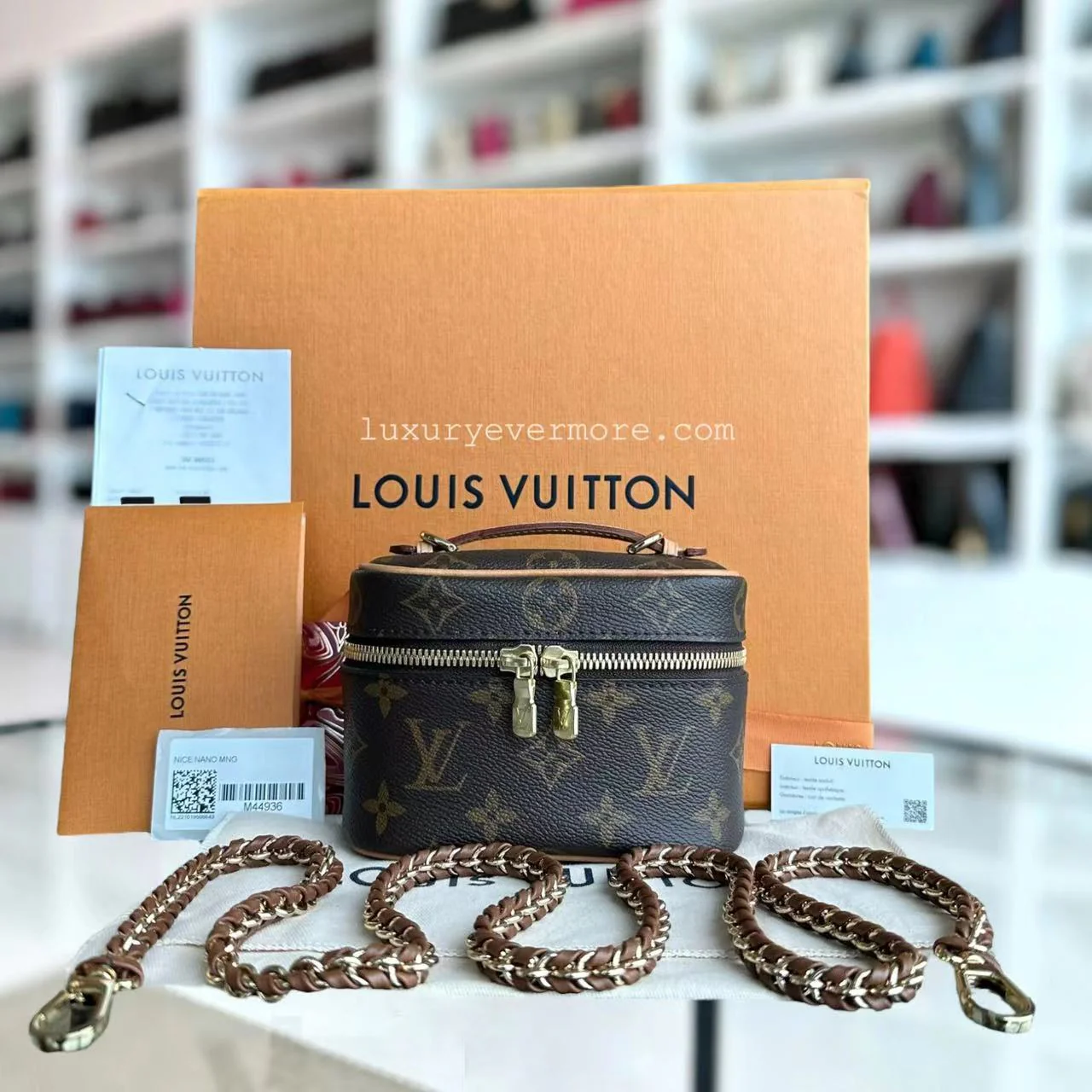 Louis Vuitton LV Nano Nice - Monogram Vanity Case Louis Vuitton
