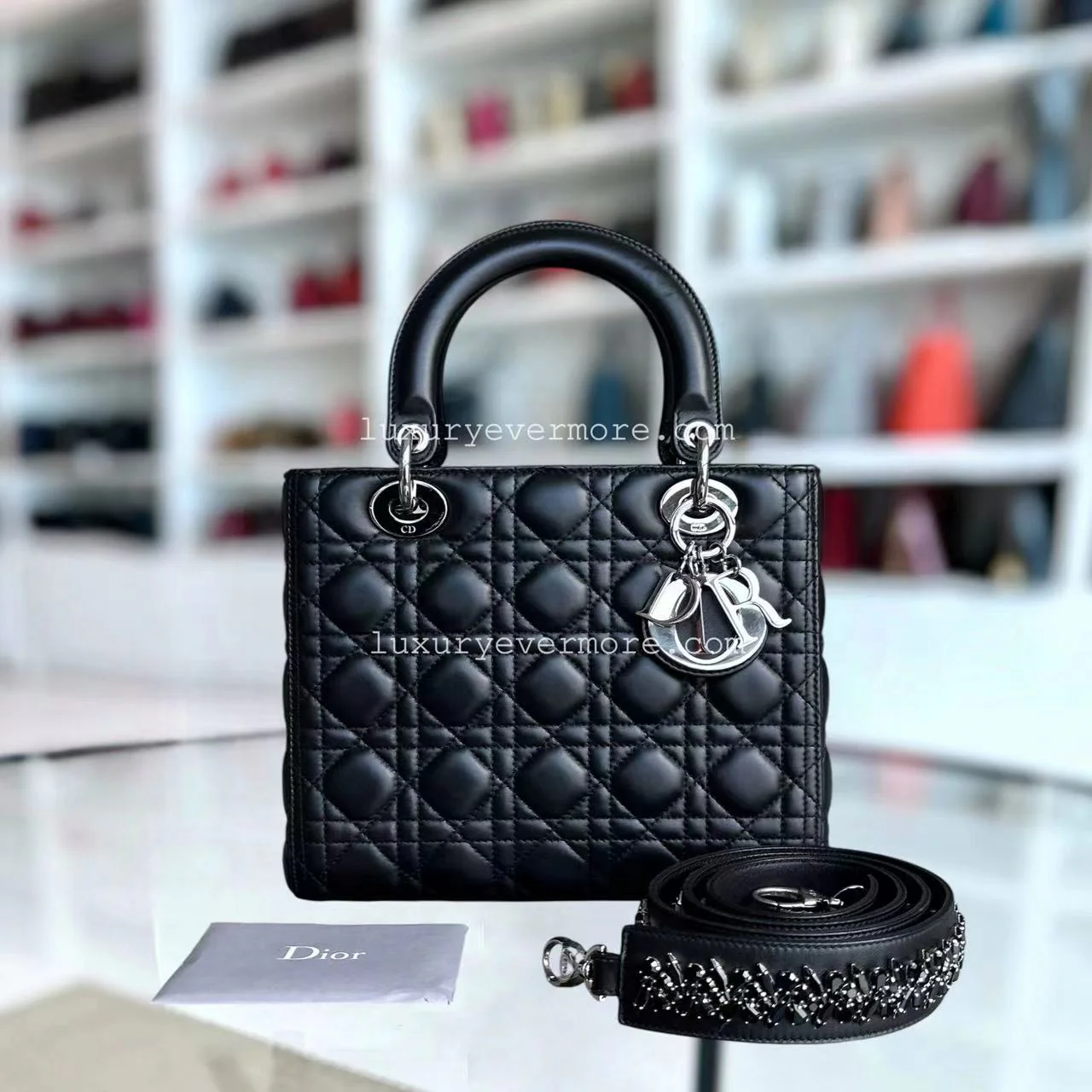 *Rare* Dior Lady Medium - Black Limited Edition