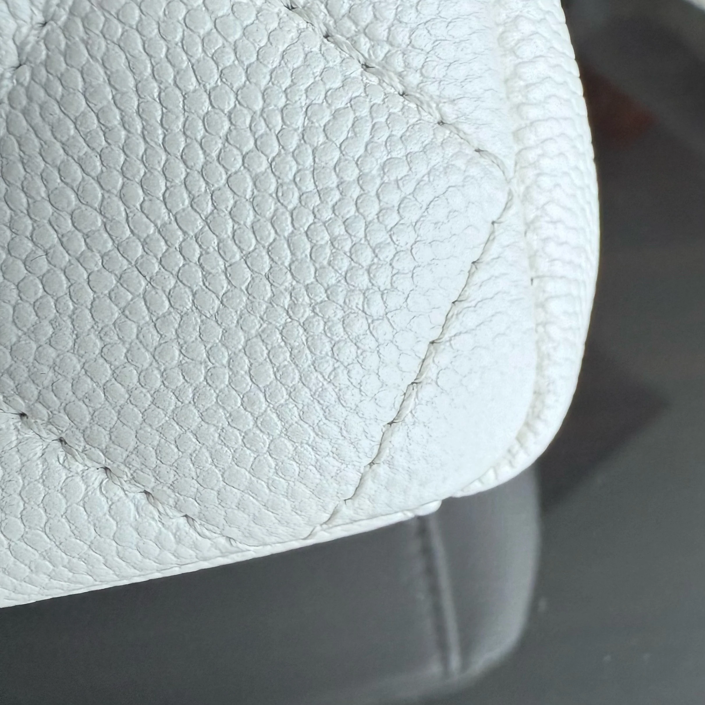 Chanel Seasonal Flap Small - Caviar My Everything Bag Quilted Grained Calfskin White Calfskin Black Hardware Series 30