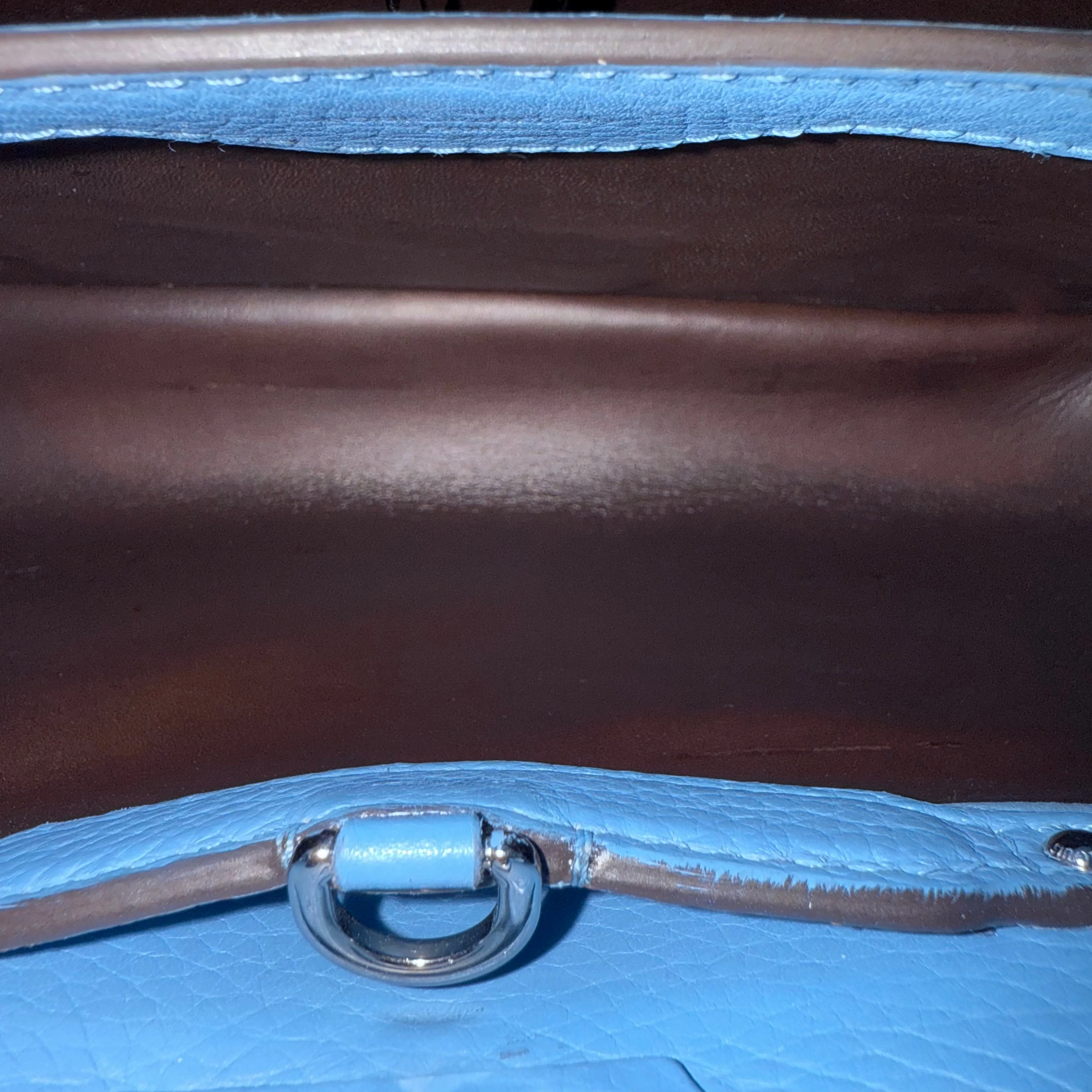 Louis Vuitton Capucines BB - Caviar Silver Hardware Blue Silver Hardware