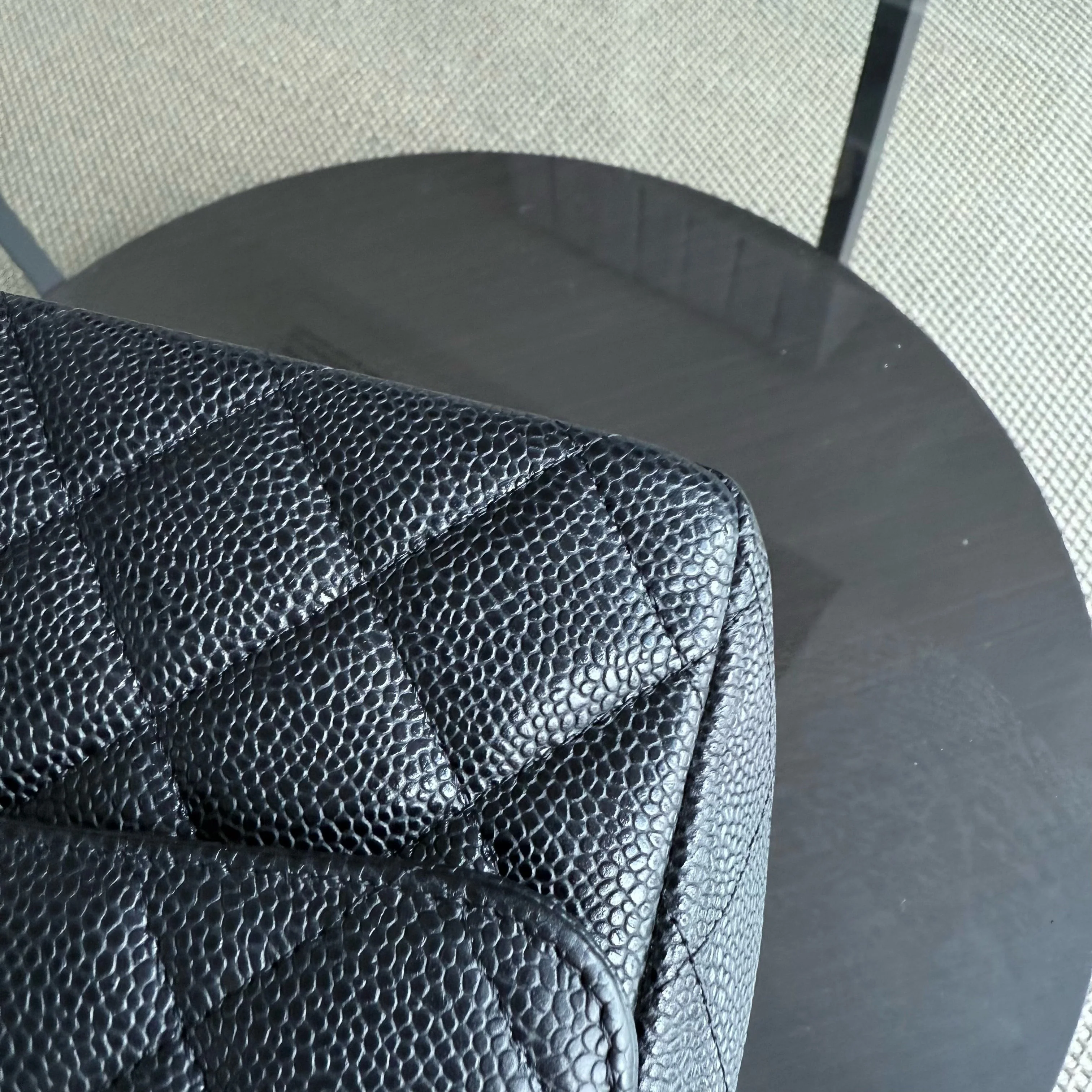 Chanel Classic Flap Maxi - Caviar Double Flap 33CM Quilted Black Gold Hardware