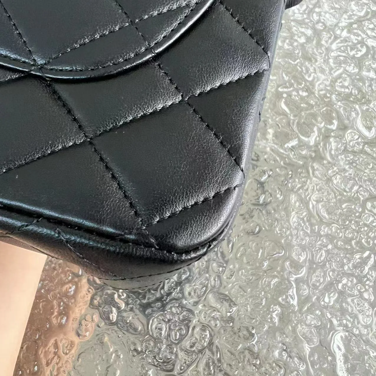 *2019 Receipt* Chanel Small Classic Flap Double Flap 23CM Quilted Lambskin Black Silver Hardware Series 27 - Best Luxury Designers