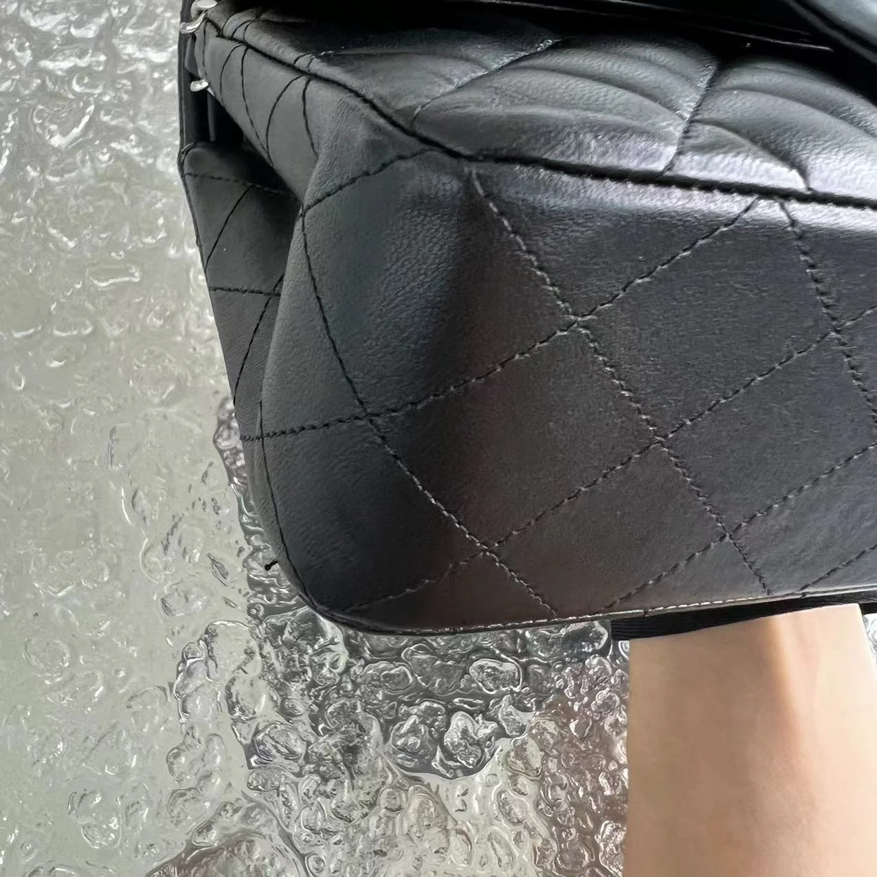 *2019 Receipt* Chanel Small Classic Flap Double Flap 23CM Quilted Lambskin Black Silver Hardware Series 27 - Best Luxury Designers