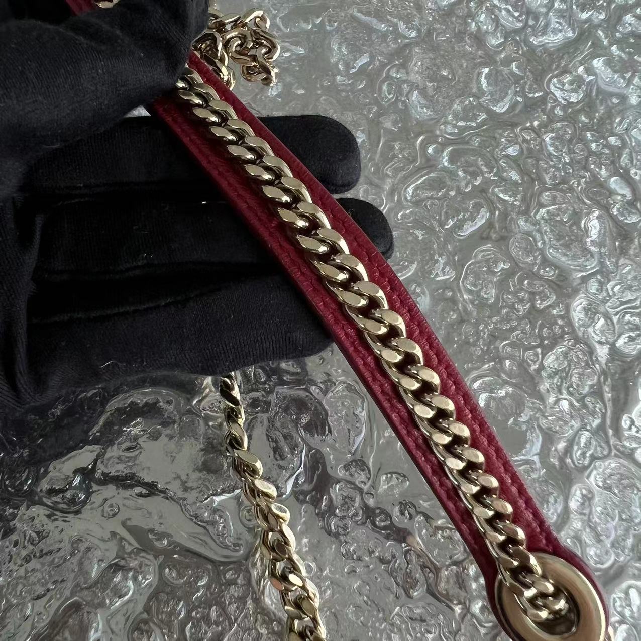 *2020, Chain strap* Dior Lady Mini Cannage Lambskin Burgundy Red Golden Hardware - Best Luxury Designers