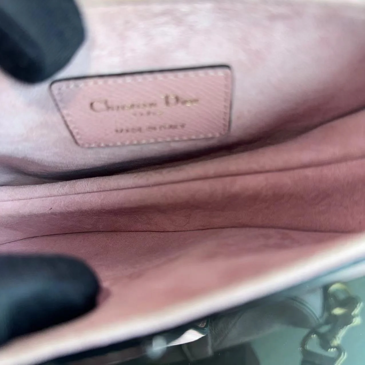 *2022 Strap Version Full Set Receipt* Dior Saddle Small 20CM Grained Calfskin Light Pink GHW - Best Luxury Designers