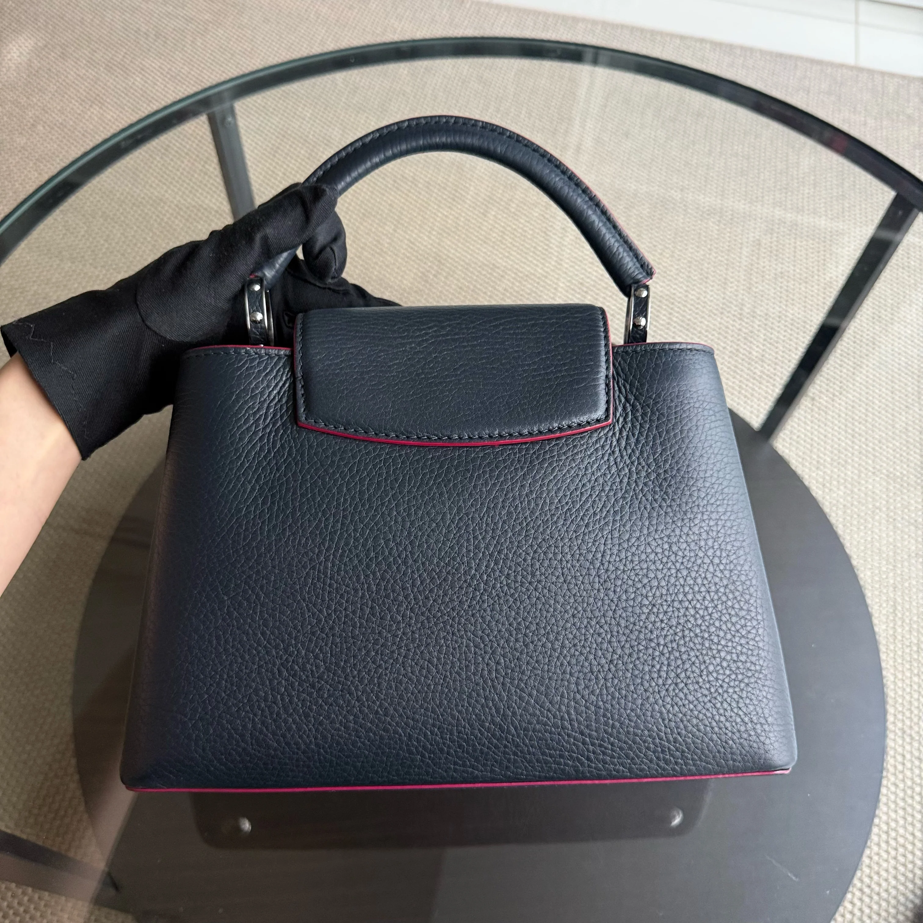 Louis Vuitton Capucines BB - Taurillon Grained Calfskin Marine Rogue Navy Blue