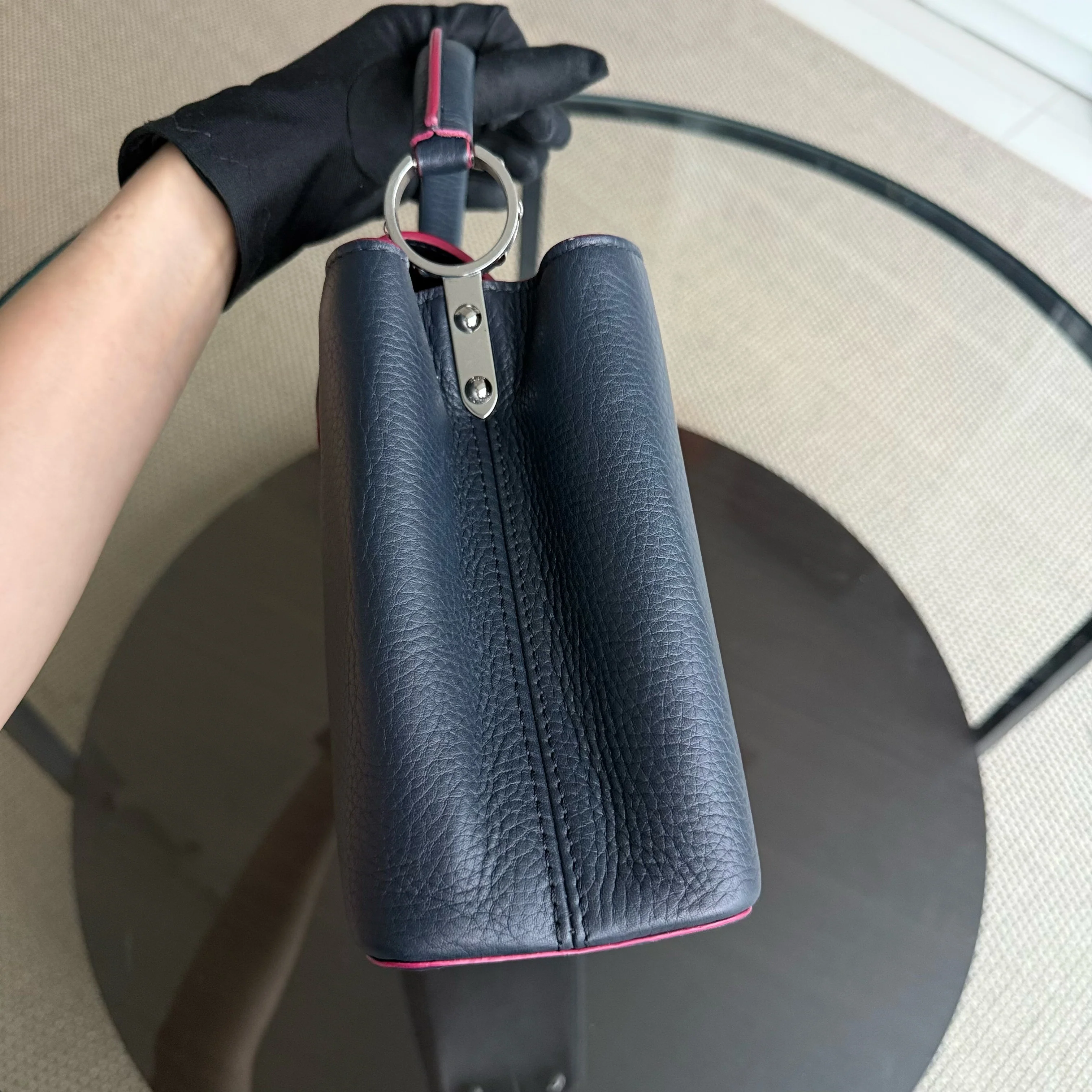 Louis Vuitton Capucines BB - Taurillon Grained Calfskin Marine Rogue Navy Blue