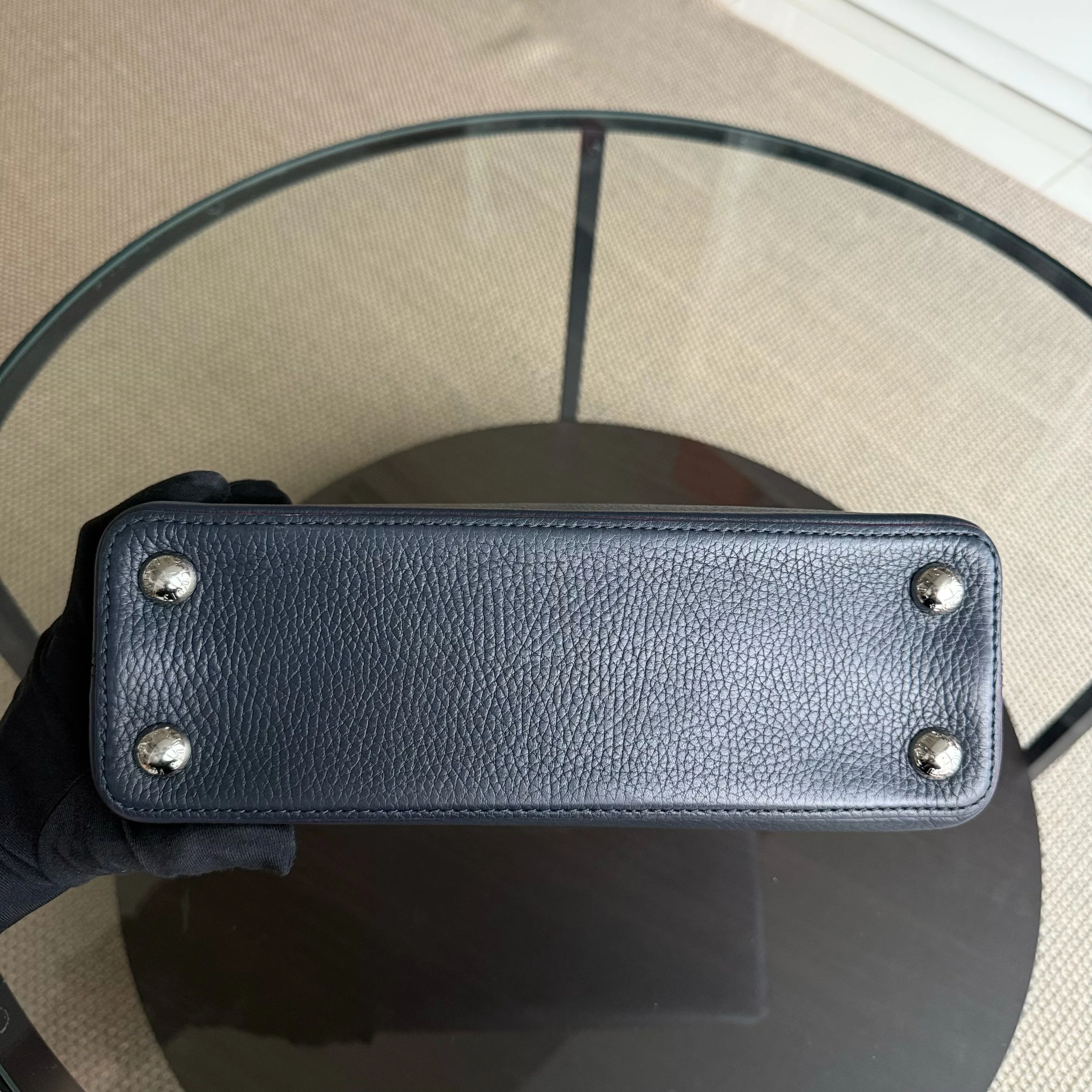 Louis Vuitton Capucines BB - Taurillon Grained Calfskin Marine Rogue Navy Blue