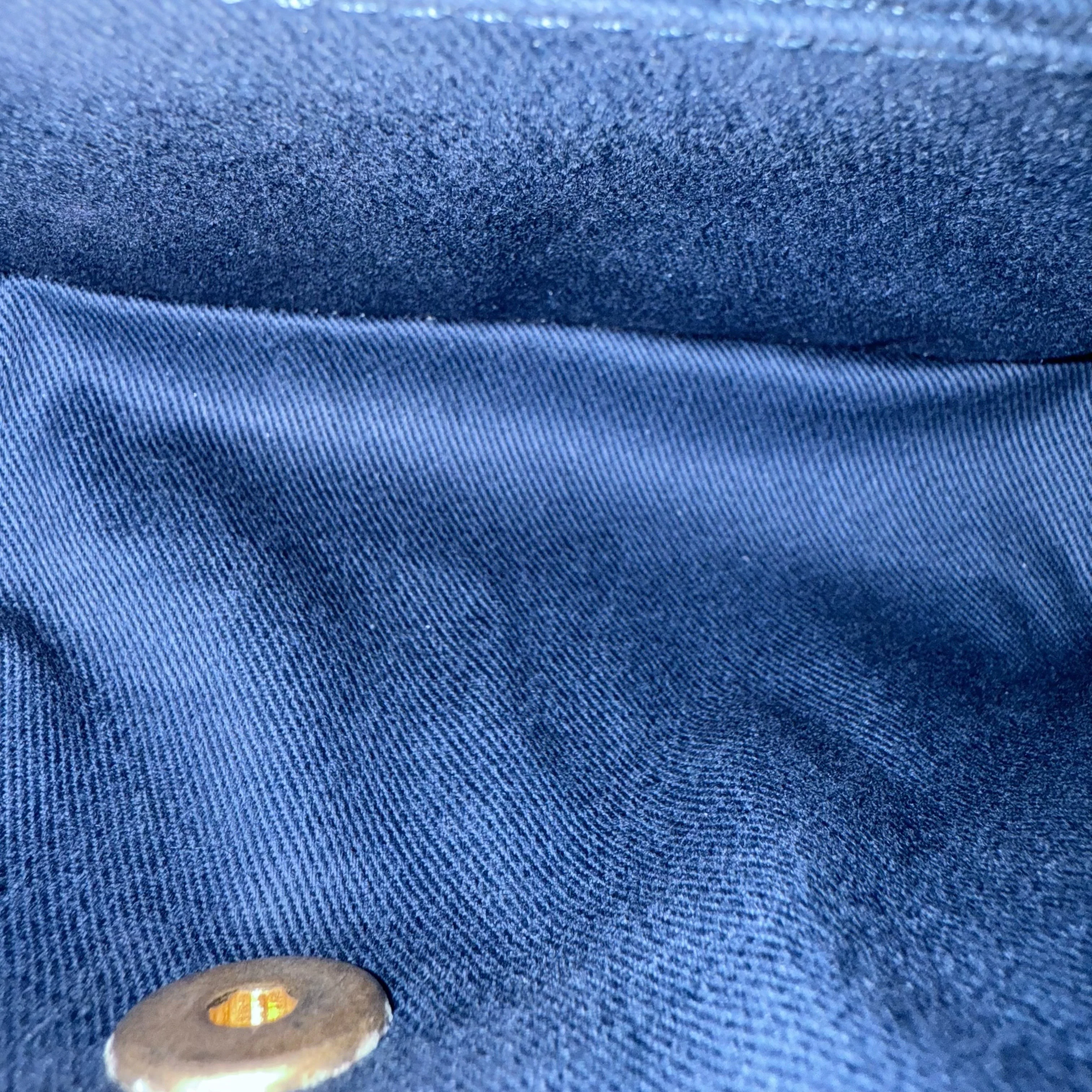 Chanel Coco Handle Small - Caviar Quilted Dark Blue Gold Hardware Series 25