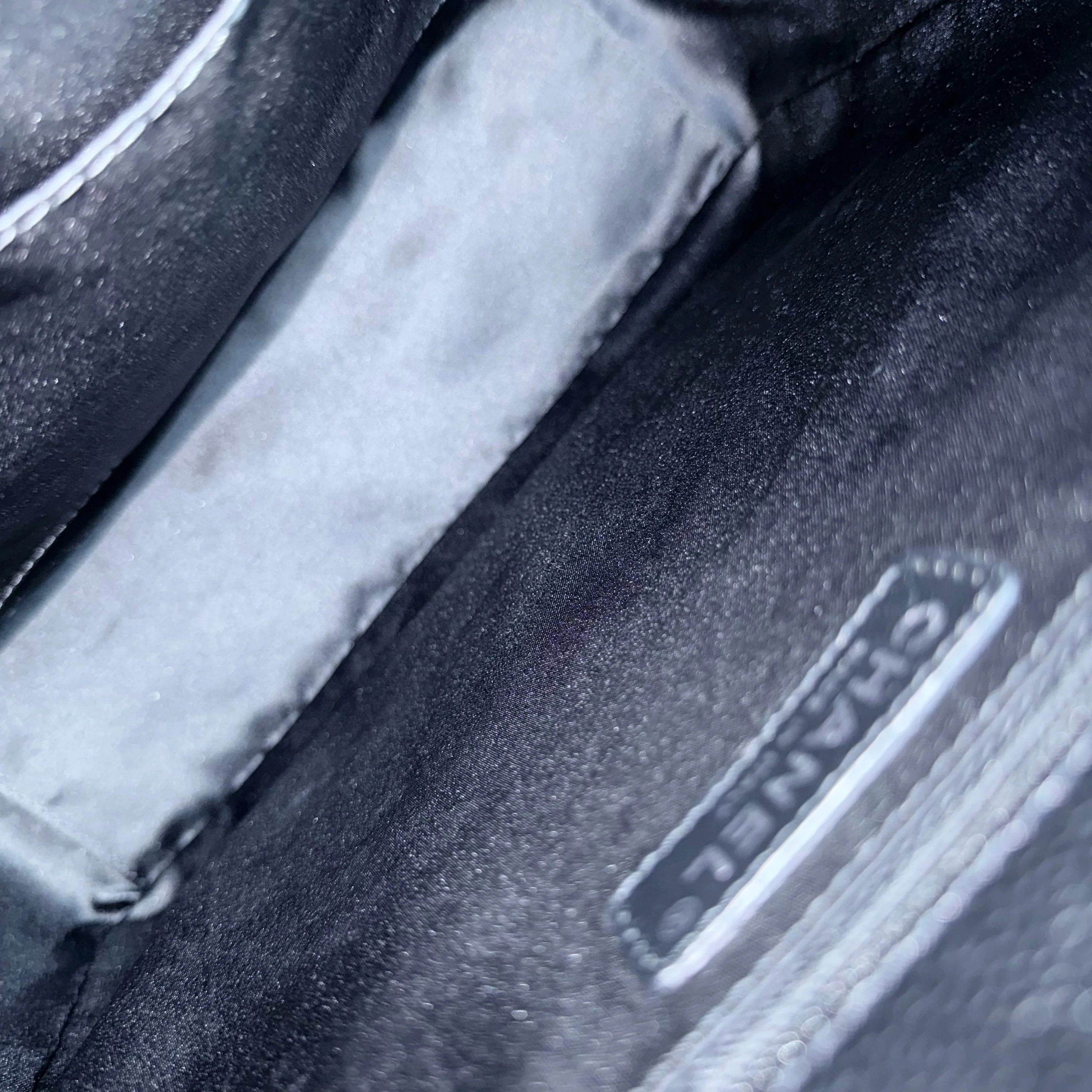 Chanel PST Petite Shopping Tote XL - Extra Large Caviar Grained Calfskin Black Silver Hardware Series 16