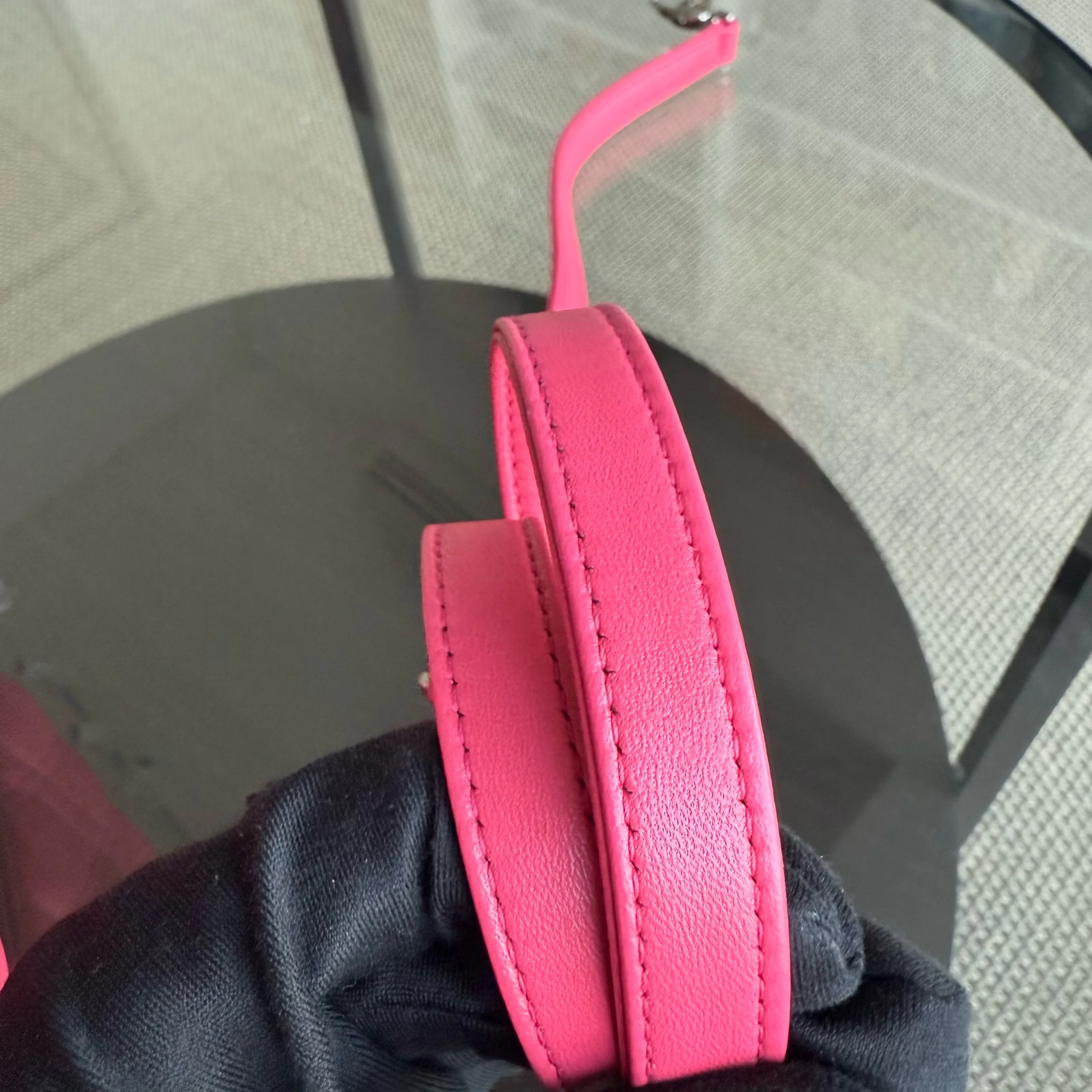 Dior Lady Medium - Cannage Lambskin Hot Pink Silver Hardware