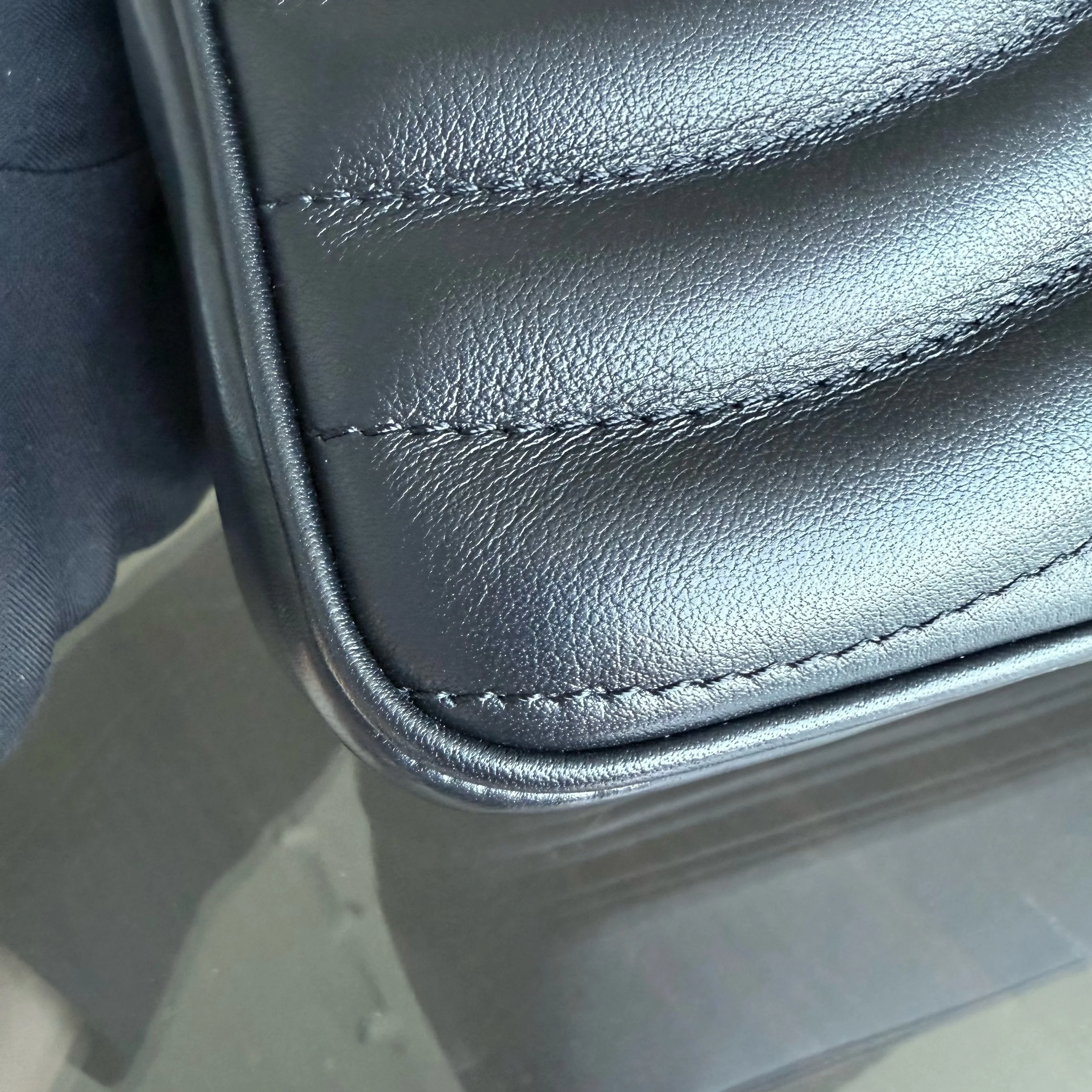 Louis Vuitton New Wave Chain Bag - Black Quilted Calfskin and Aged Gold Hardware