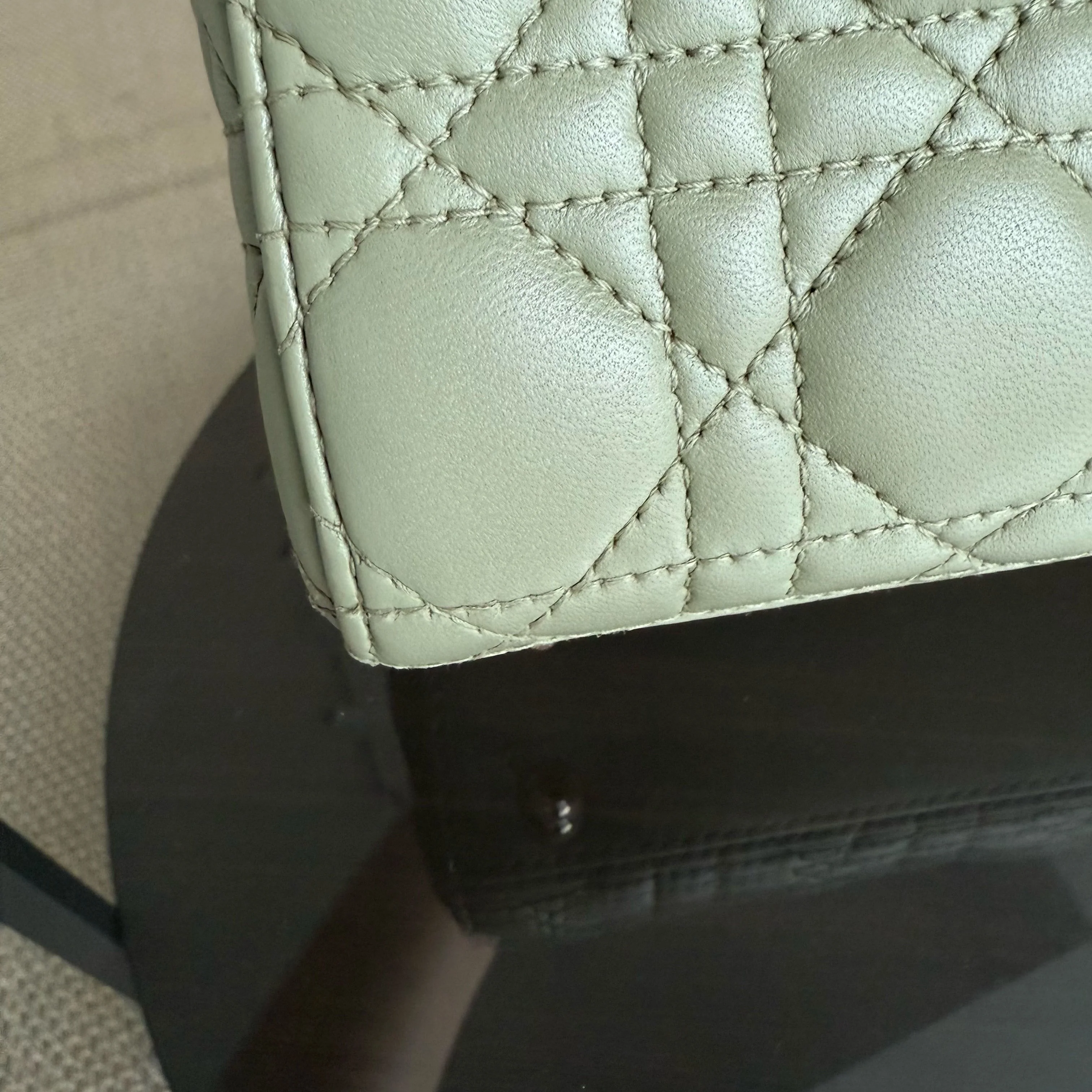 Dior Lady Small Flap ABC - Cannage Lambskin Green Avocado Gold Hardware MyABC