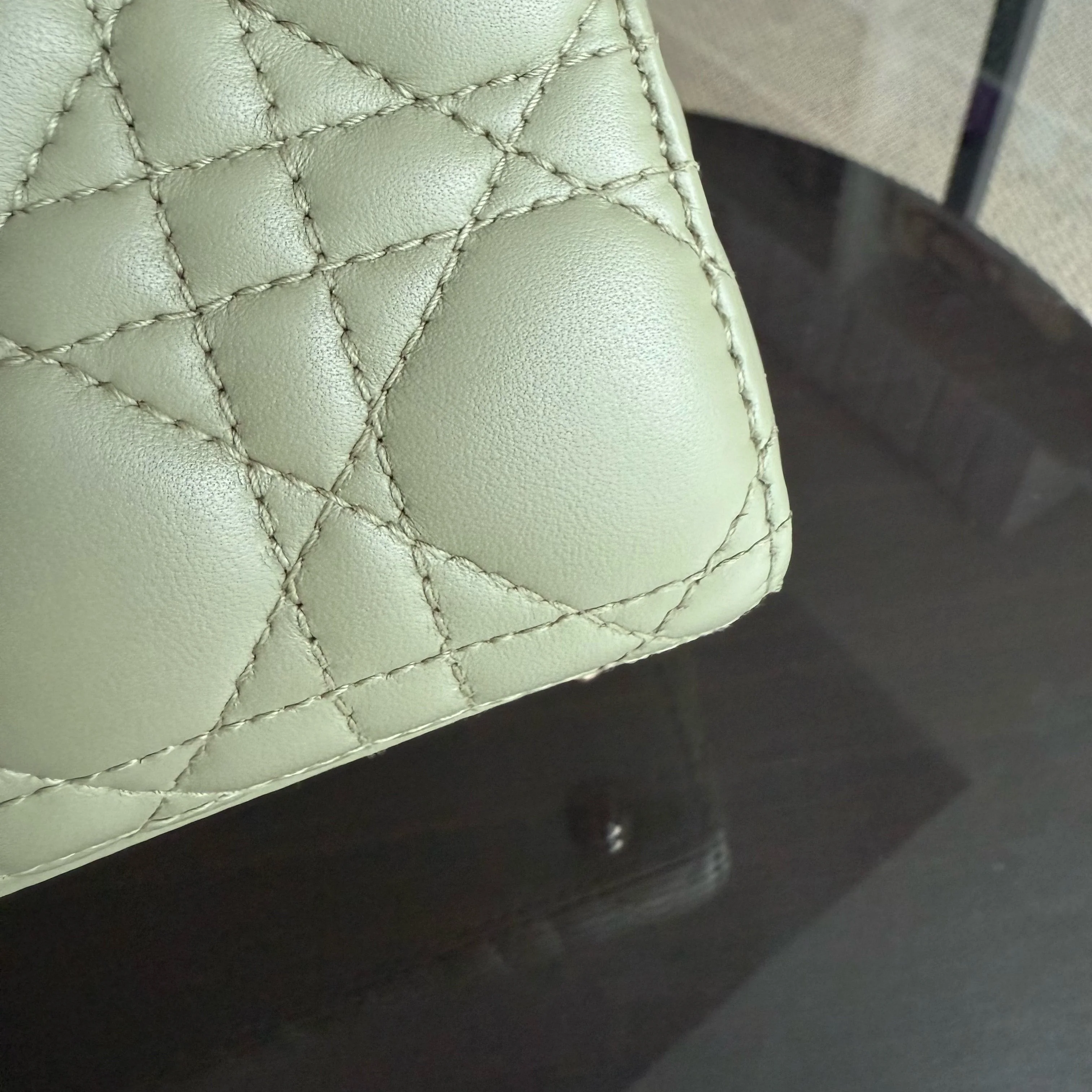 Dior Lady Small Flap ABC - Cannage Lambskin Green Avocado Gold Hardware MyABC