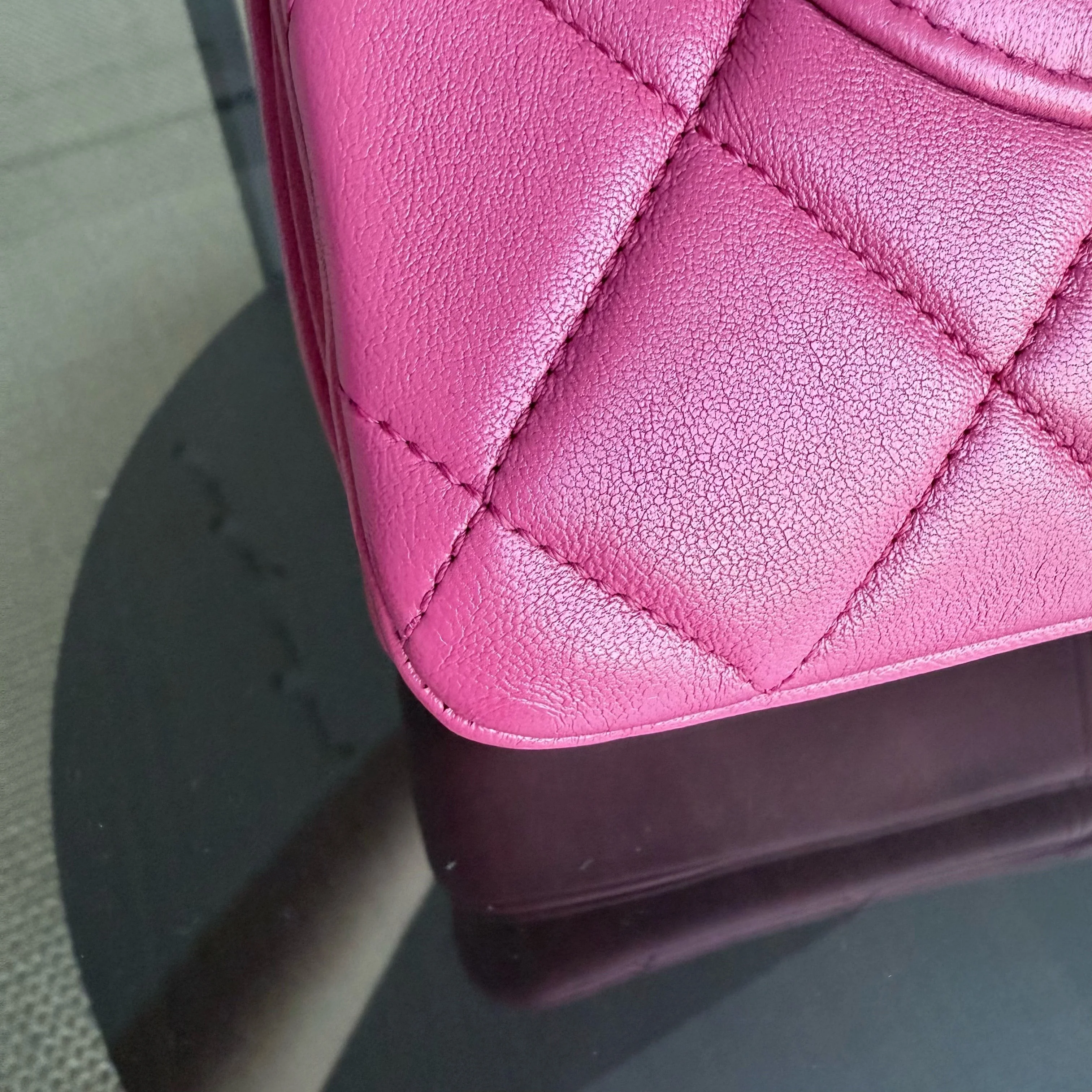 Chanel Trendy CC Small - Quilted Lambskin Hot Pink Gold Hardware Series 26