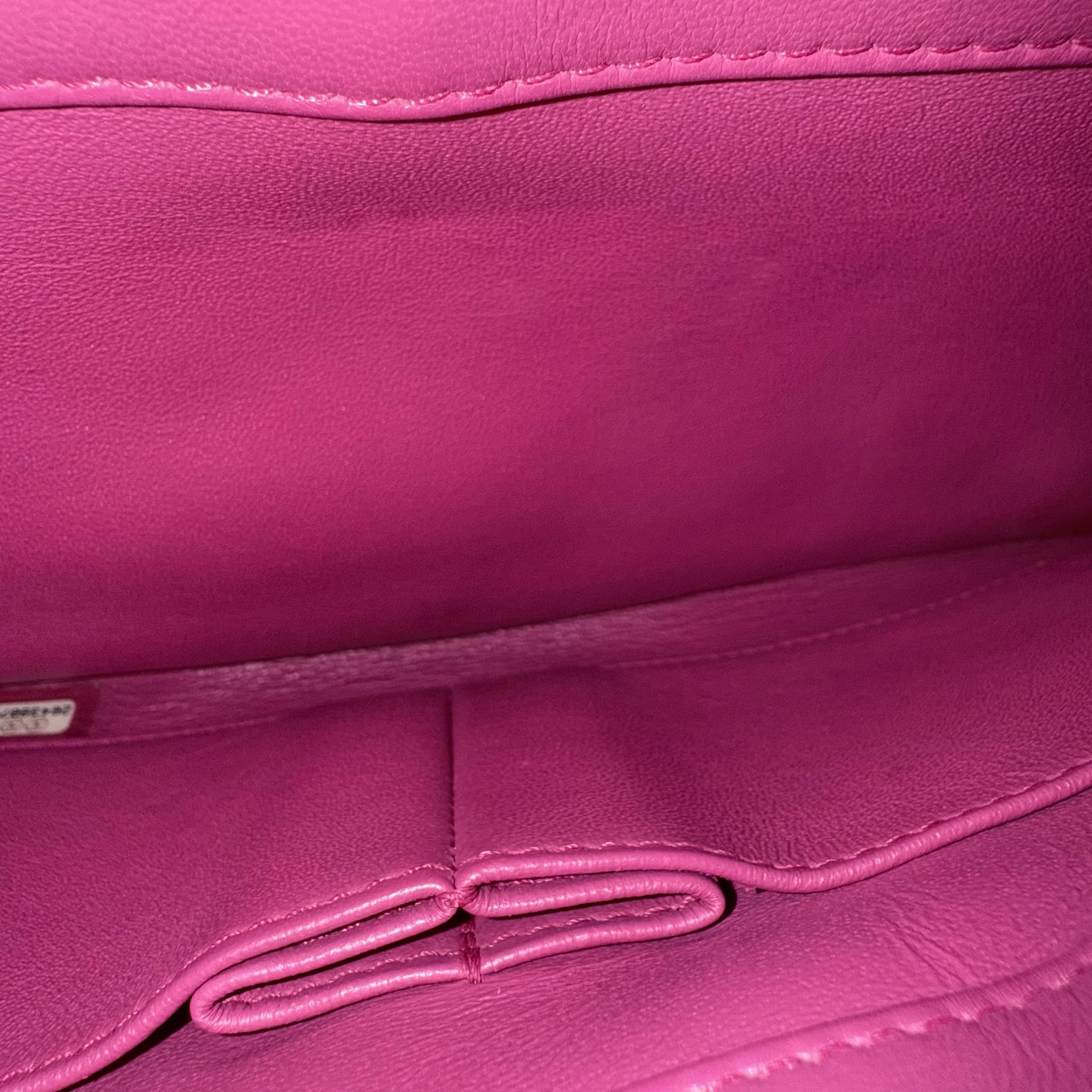 Chanel Trendy CC Small - Quilted Lambskin Hot Pink Gold Hardware Series 26