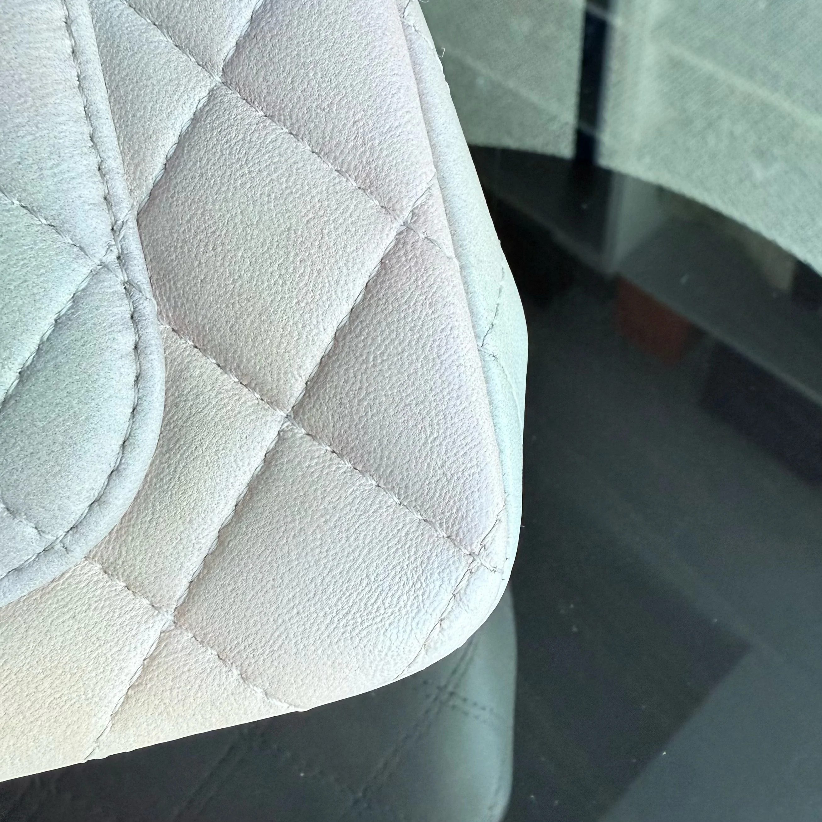 Chanel Classic Flap Mini Top Handle -Quilted Lambskin Ombre Rainbow Gold Hardware Microchip