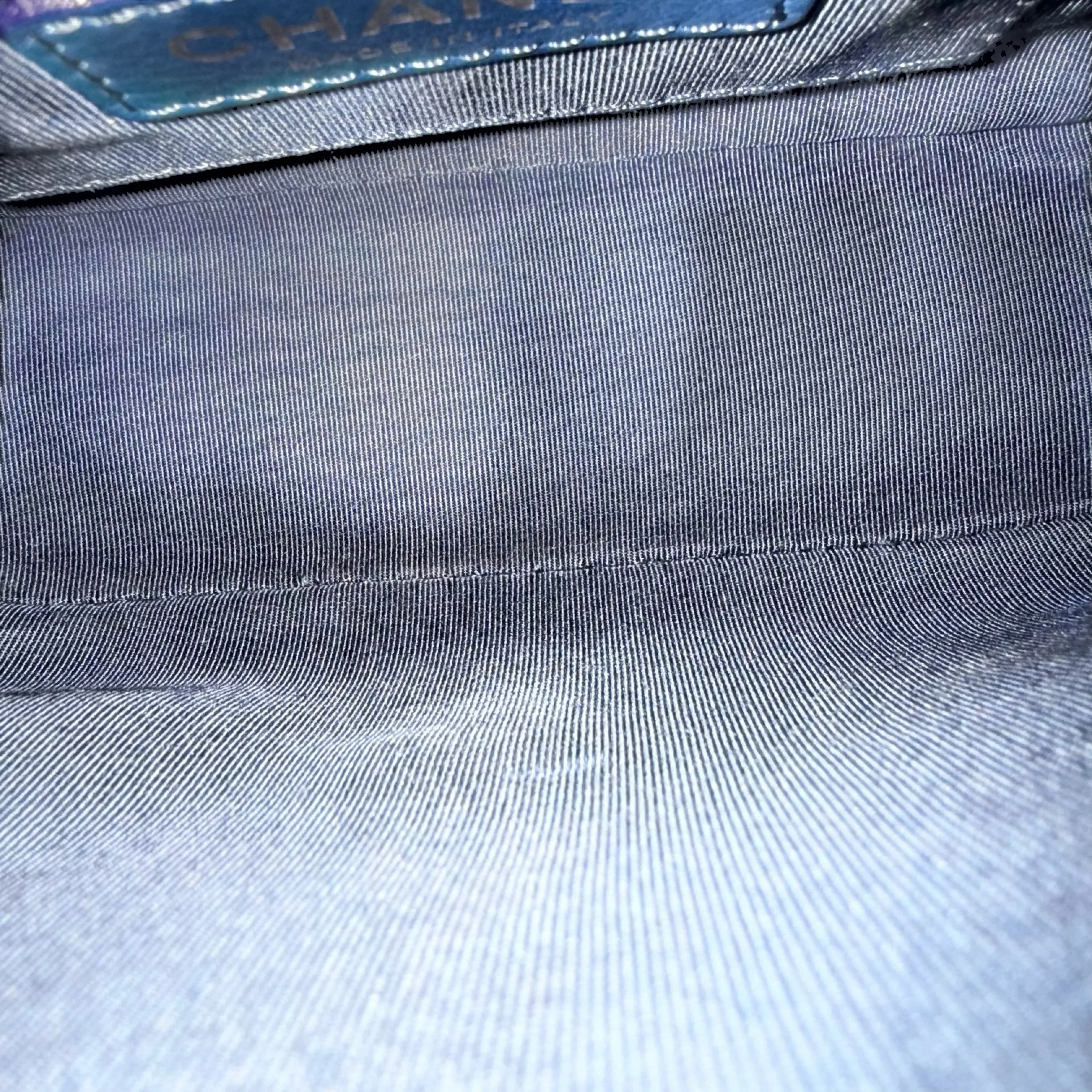 Chanel Classic Flap Seasonal Mini Square - Caviar Quilted All Blue Series 29